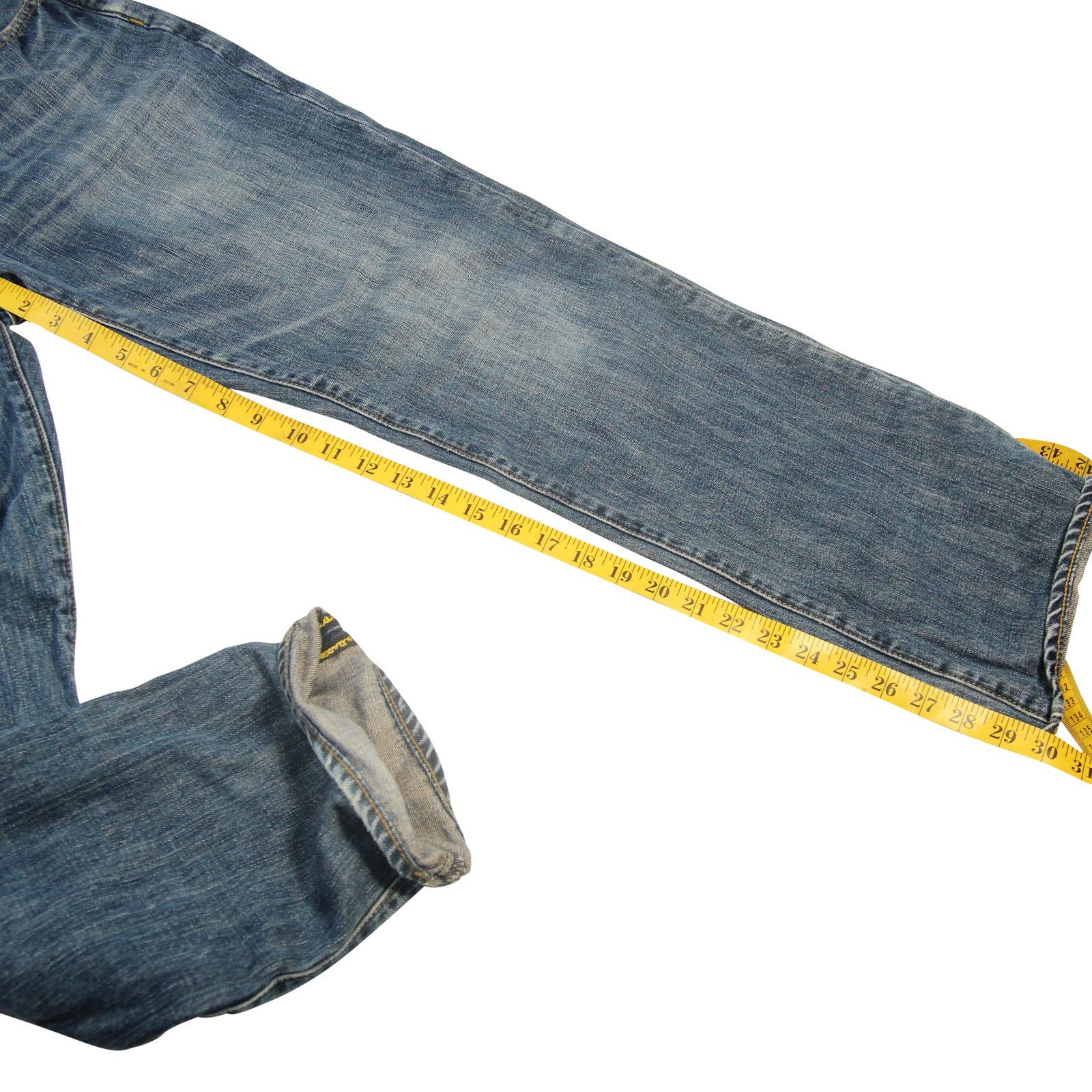 Vintage × Xlarge Vintage XLarge Pocket Spellout Jeans Size US 34 / EU 50 - 8 Thumbnail