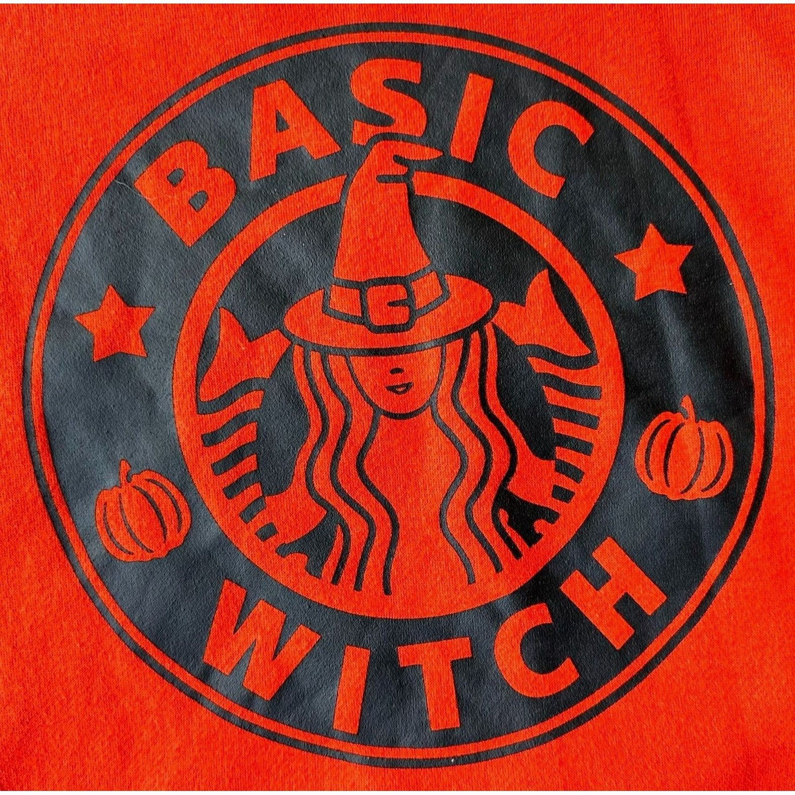 Other SheShow Basic Witch Sweatshirt Medium Orange Black Halloween Size M / US 6-8 / IT 42-44 - 1 Thumbnail