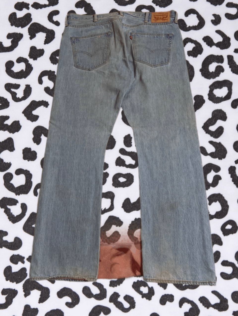 Vintage Levis Jeans Dirty Distressed Denim Denim