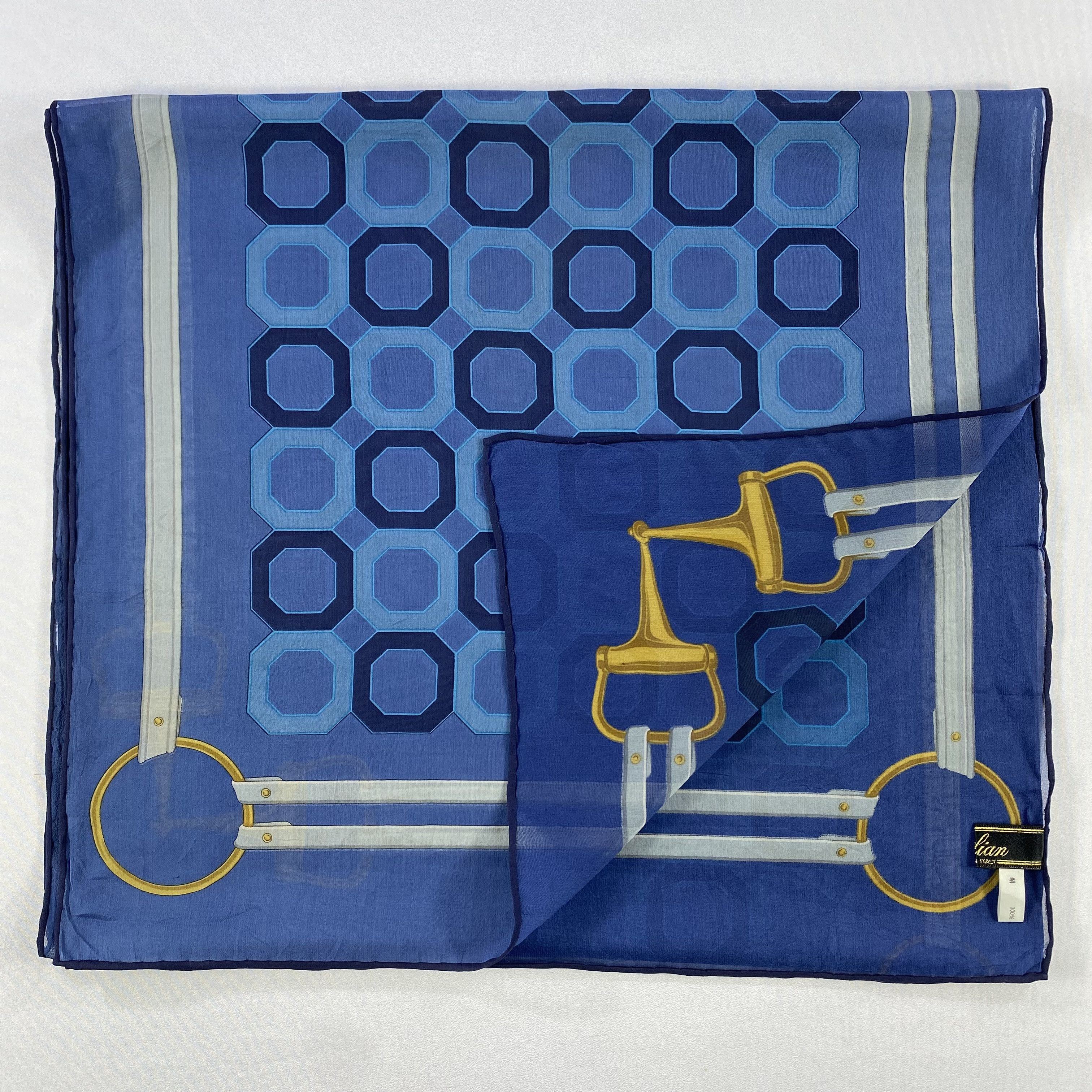 Japanese Brand × Vintage Vintage Italian Silk Scarf Hand Rolled SS068 Size ONE SIZE - 4 Thumbnail