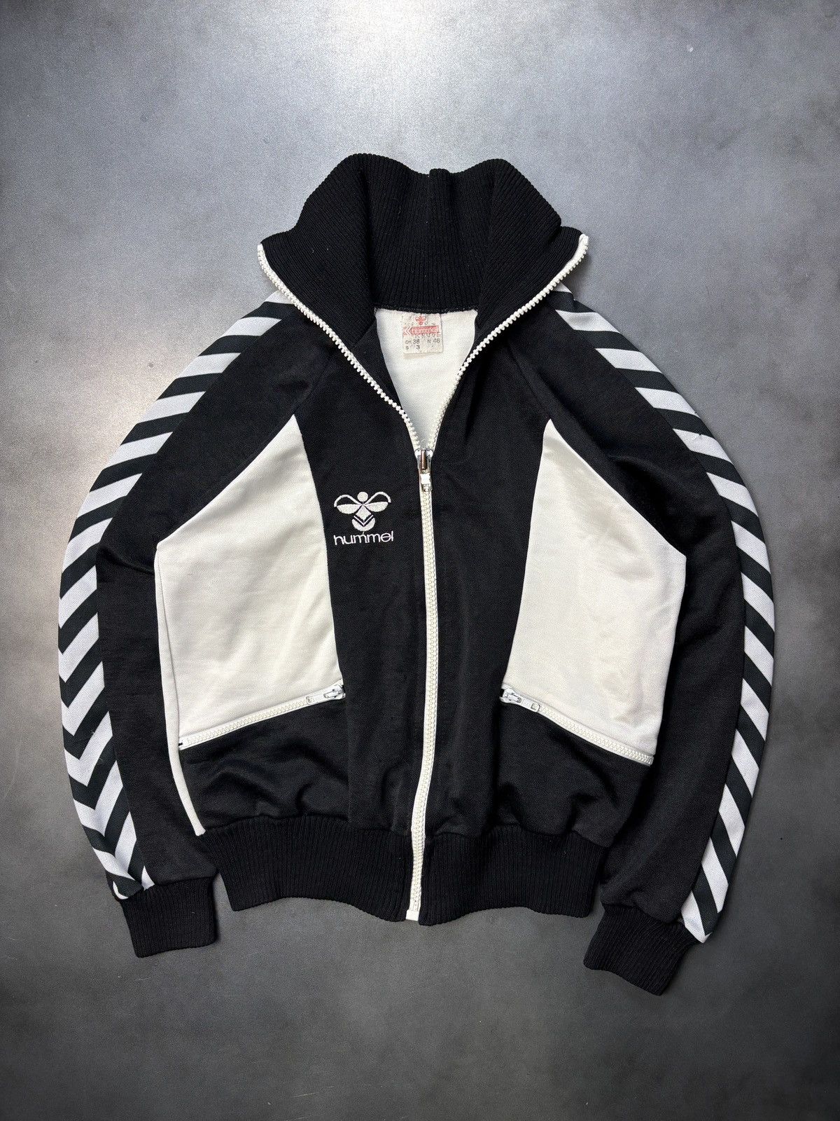 Hummel × Vintage Vintage Hummel Track Suit Top 1970s Denmark Jacket Sport Zip Size US XS / EU 42 / 0 - 1 Thumbnail