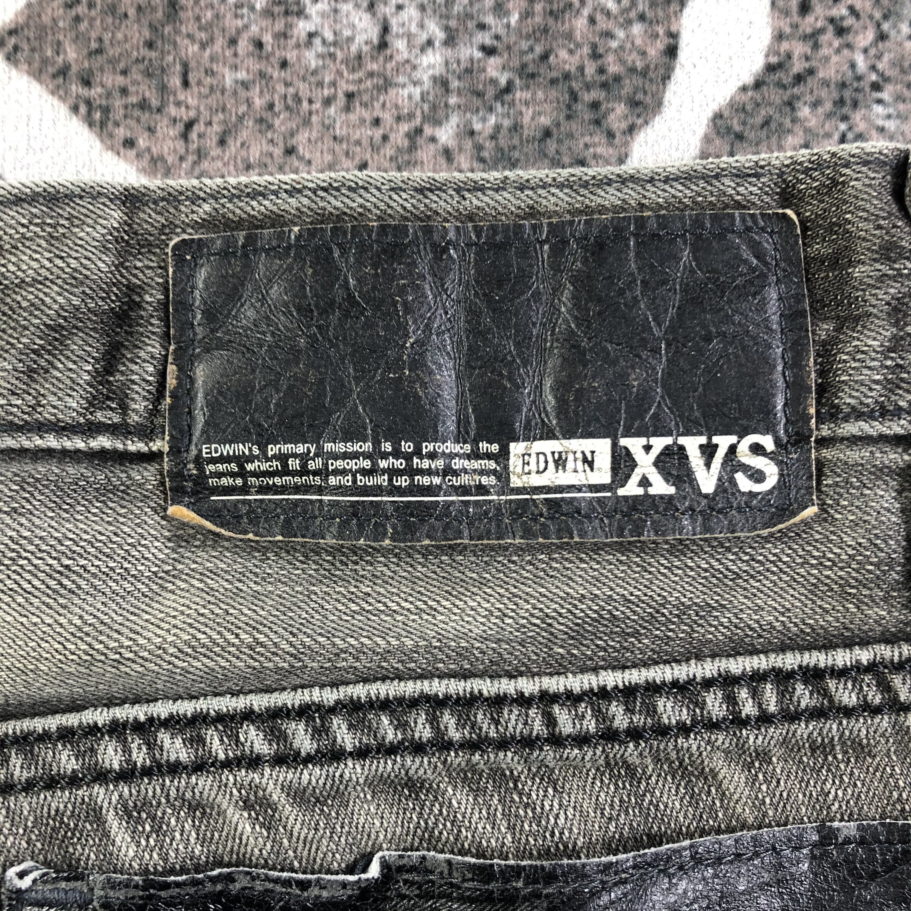 Edwin Edwin XV Jeans Faded Black Denim KJ2436 Size US 28 / EU 44 - 5 Thumbnail