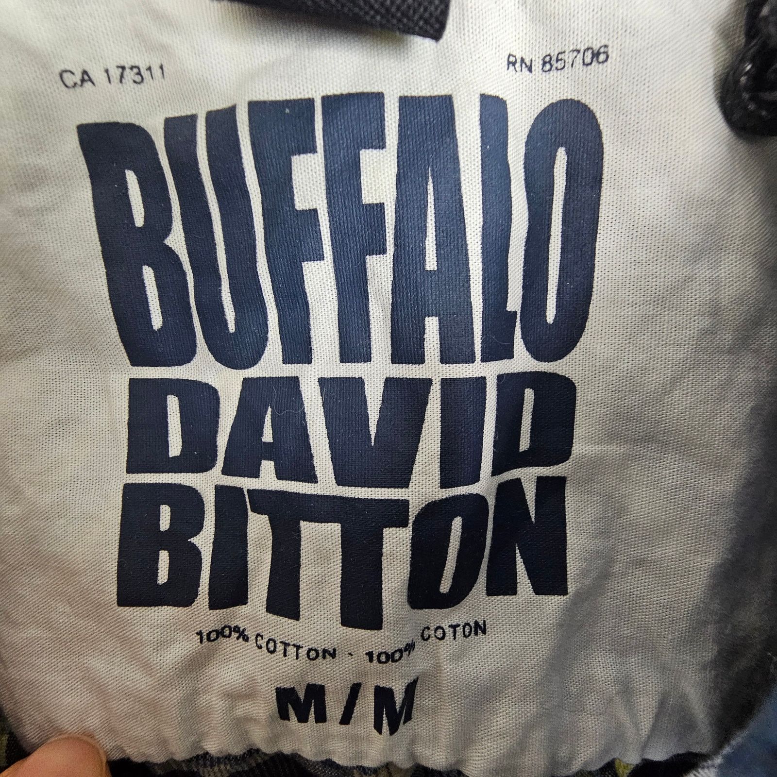 Buffalo David Bitton NEW Buffalo David Bitton Shirt Blue Plaid Western Shirt M Size US M / EU 48-50 / 2 - 5 Thumbnail