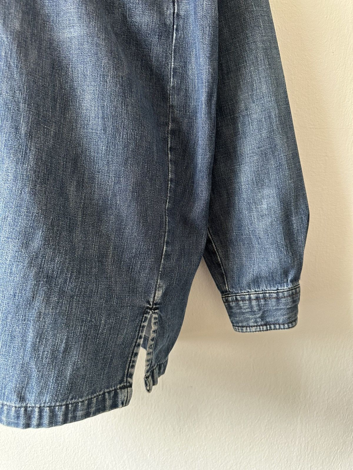 Marithe + Francois Girbaud Vintage Marithé François Girbaud Denim Western Shirt Size US M / EU 48-50 / 2 - 7 Thumbnail
