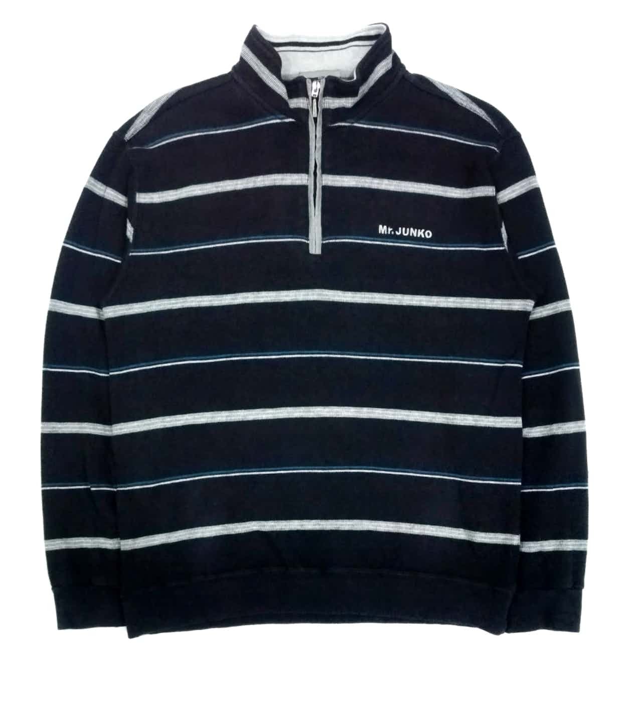 Japanese Brand × Junko Shimada × Mr. Junko Mr. Junko Striped Smart Dapper Pullover Size US M / EU 48-50 / 2 - 1 Thumbnail
