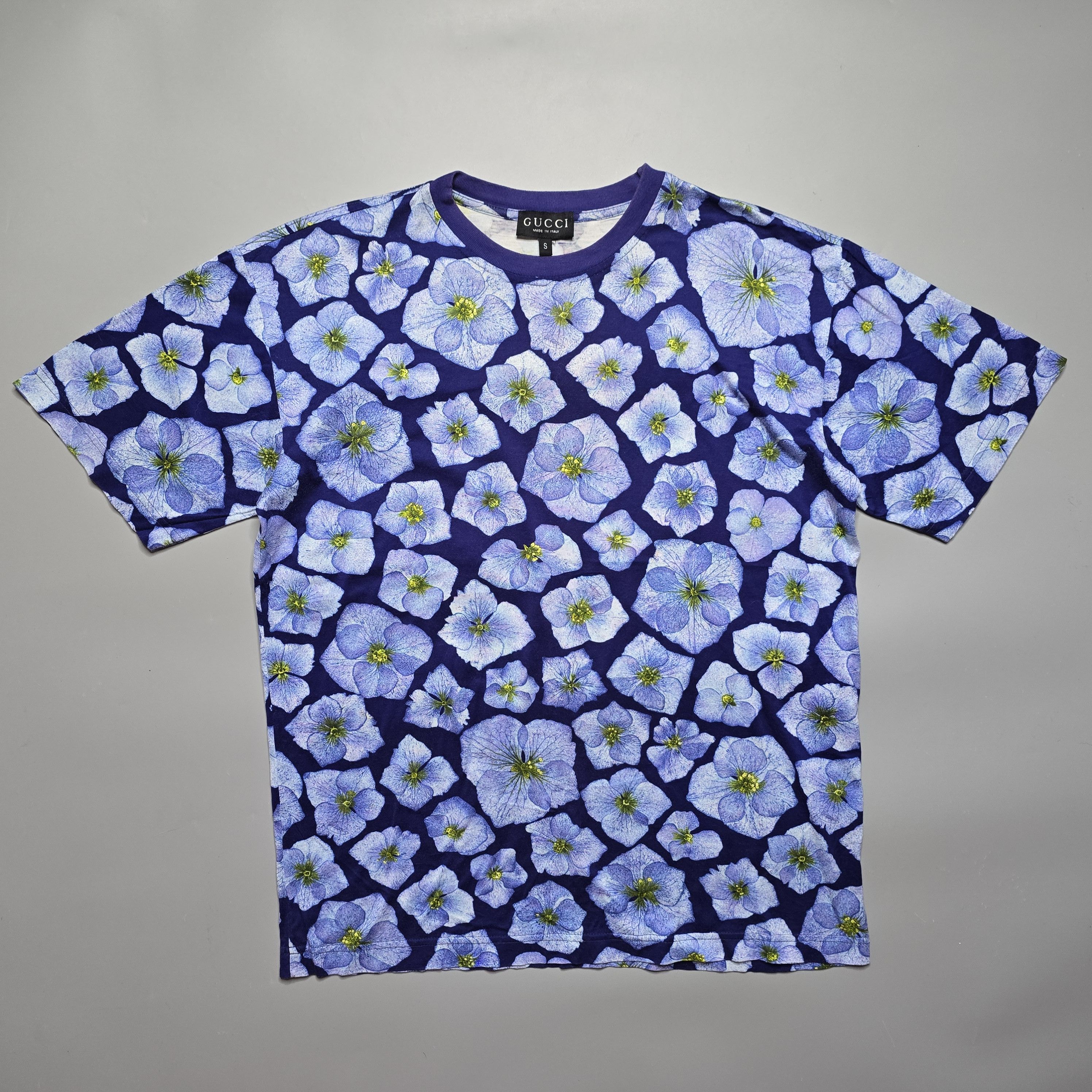 Gucci Gucci by Tom Ford - SS94 Poppy Print T-Shirt Size US S / EU 44-46 / 1 - 1 Thumbnail