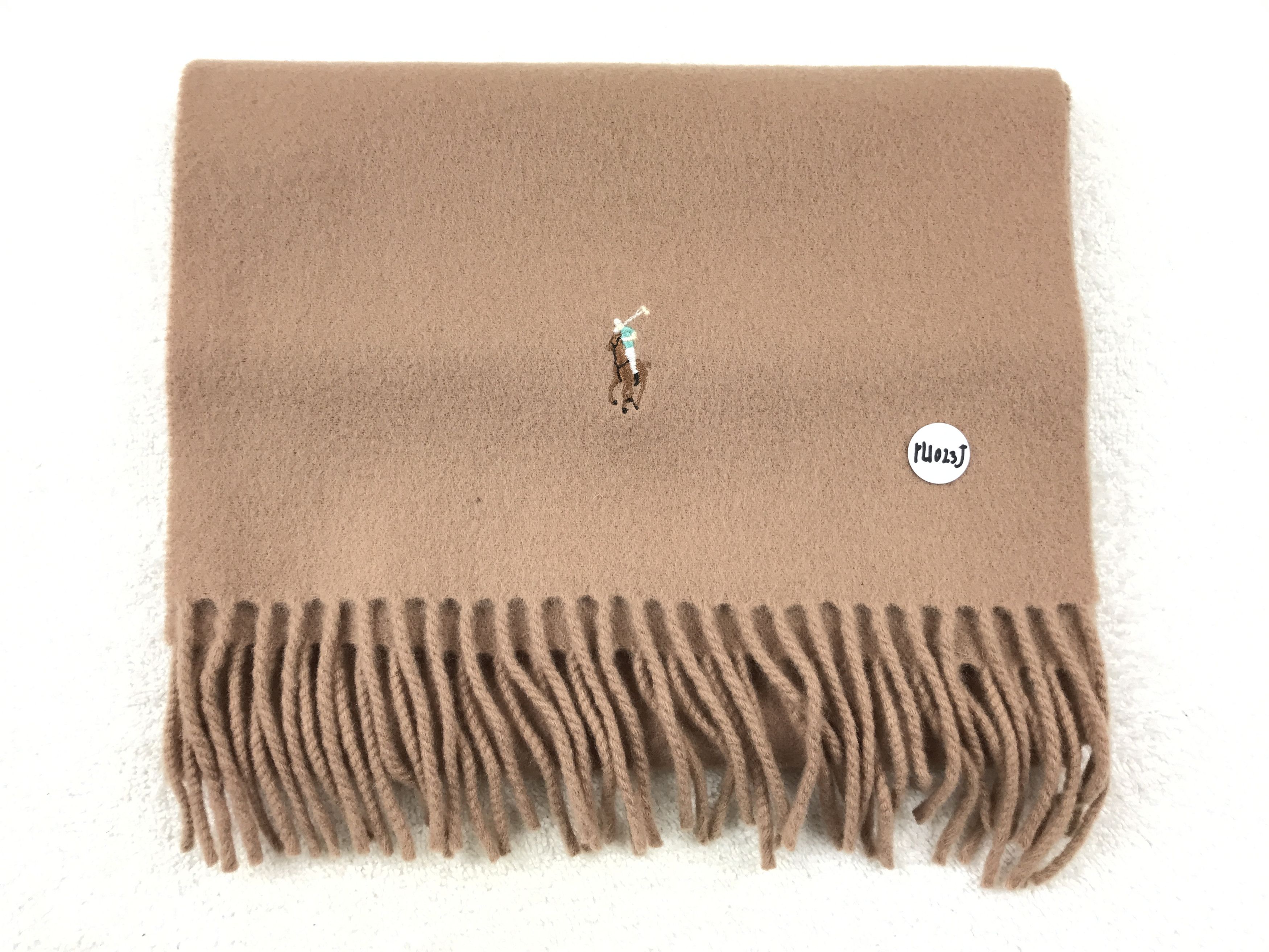 Designer × Polo Ralph Lauren × Vintage Vintage Polo Ralph Lauren Scarf Muffler Wool Cashmere Size ONE SIZE - 2 Thumbnail