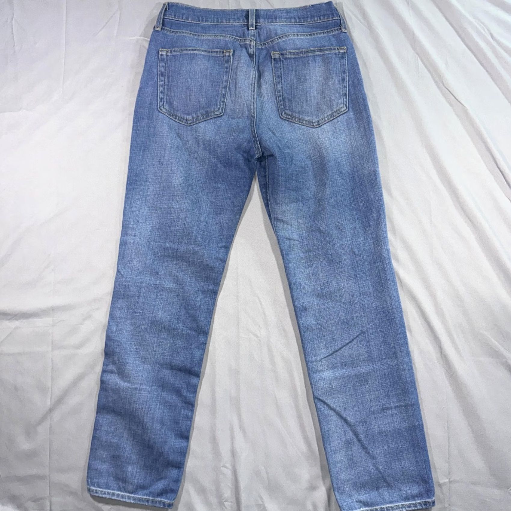 Outerknown Outerknown Jeans Womens 27 Blue S.E.A. Slim Straight Button Fly Denim Made USA Size 27" / US 4 / IT 40 - 2 Thumbnail