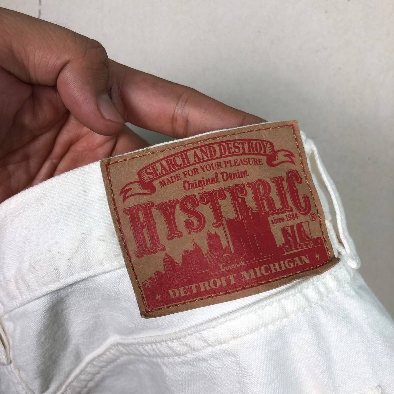 Hysteric Glamour Hysteric Glamour White Jeans Hysteric Pants Size US 32 / EU 48 - 7 Thumbnail