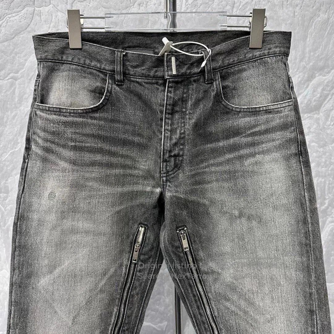 Givenchy Givenchy Distressed Zip Decorative Jeans Size 31. Size US 31 - 3 Thumbnail