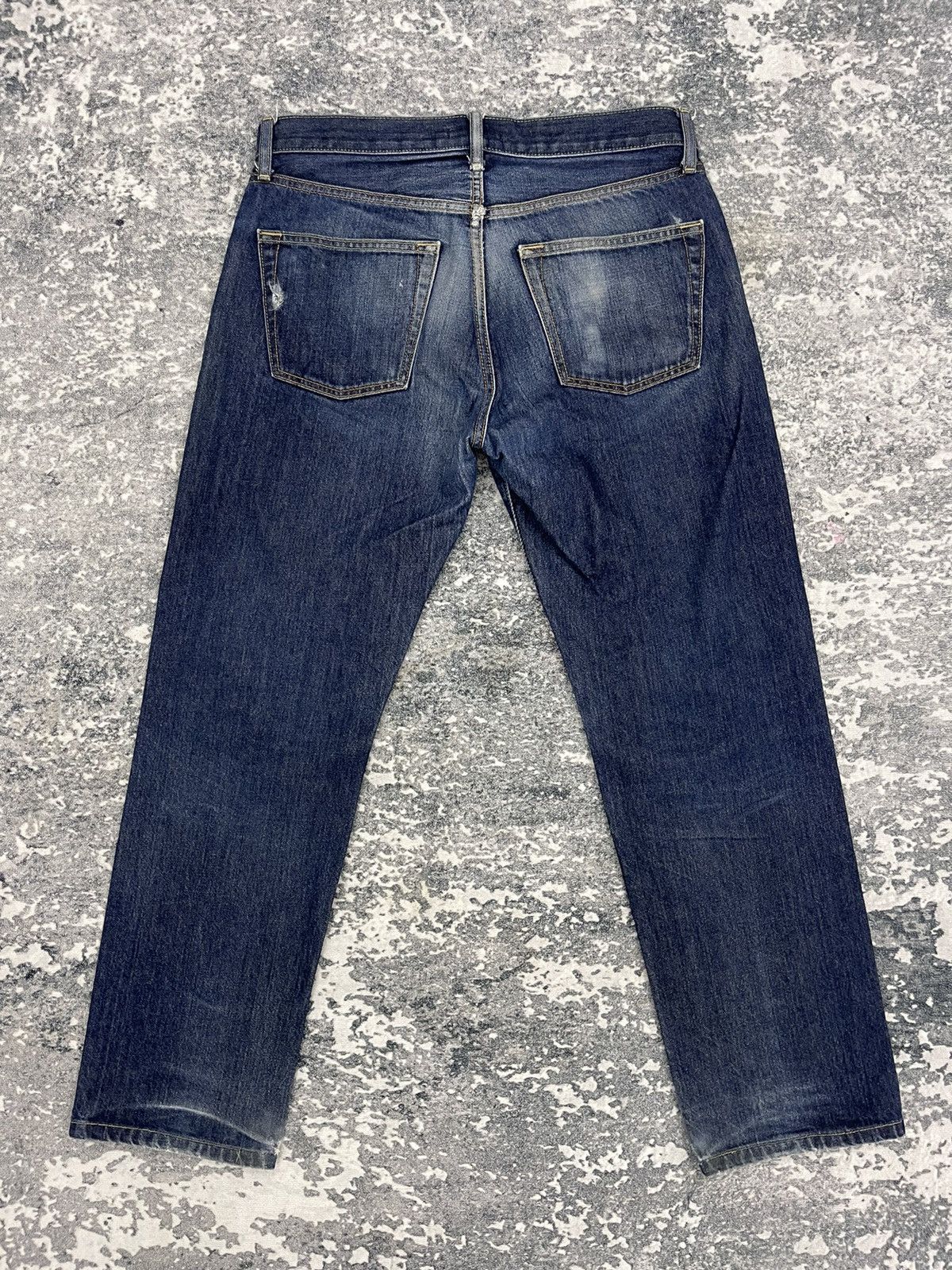Uniqlo Uniqlo Kaihara Distressed Denim Size US 33 - 10 Thumbnail