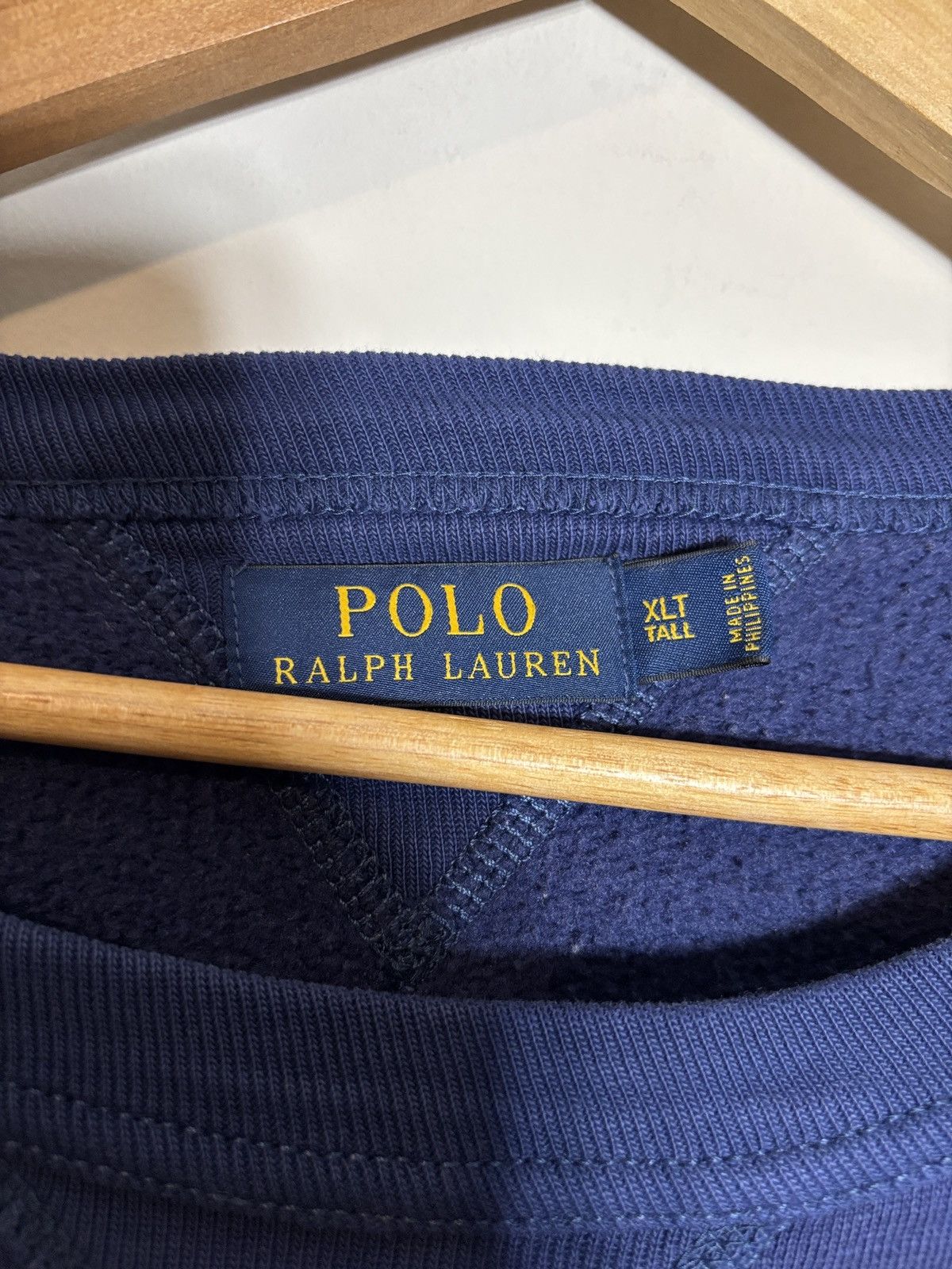 Polo Ralph Lauren Polo Ralph Lauren Crewneck Sweatshirt Vintage Big Print XLT Size US XL / EU 56 / 4 - 4 Thumbnail
