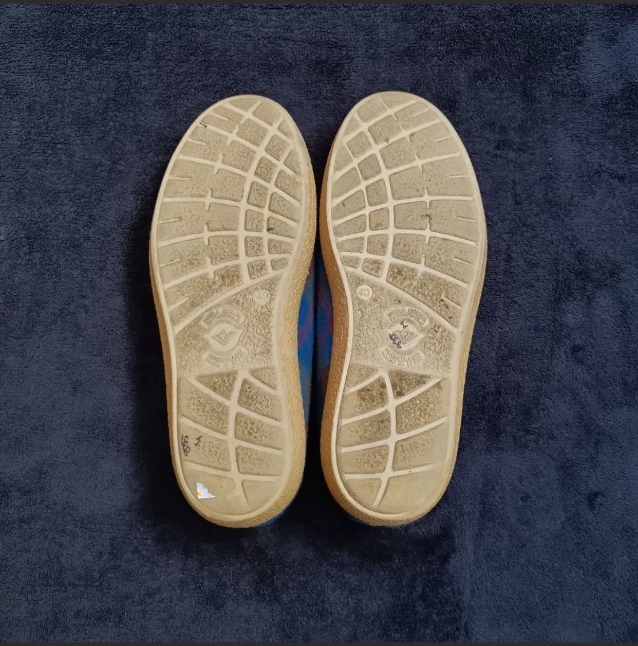 Bape RARE BAPE 🦍Tartan Check Nel Slip shoe Size US 7.5 / EU 40-41 - 8 Thumbnail