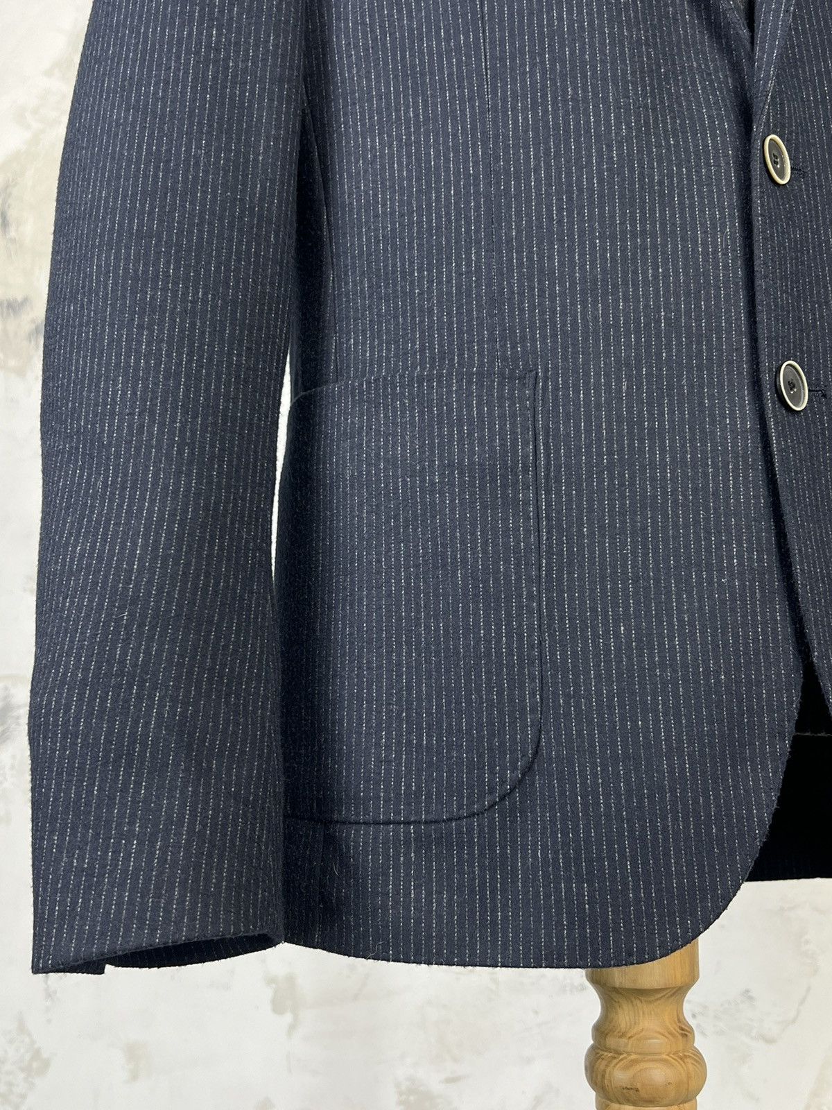s.Oliver s.Oliver Black Label Pinstripe Blazer Jacket Size S - M 38R Size 40R - 4 Thumbnail