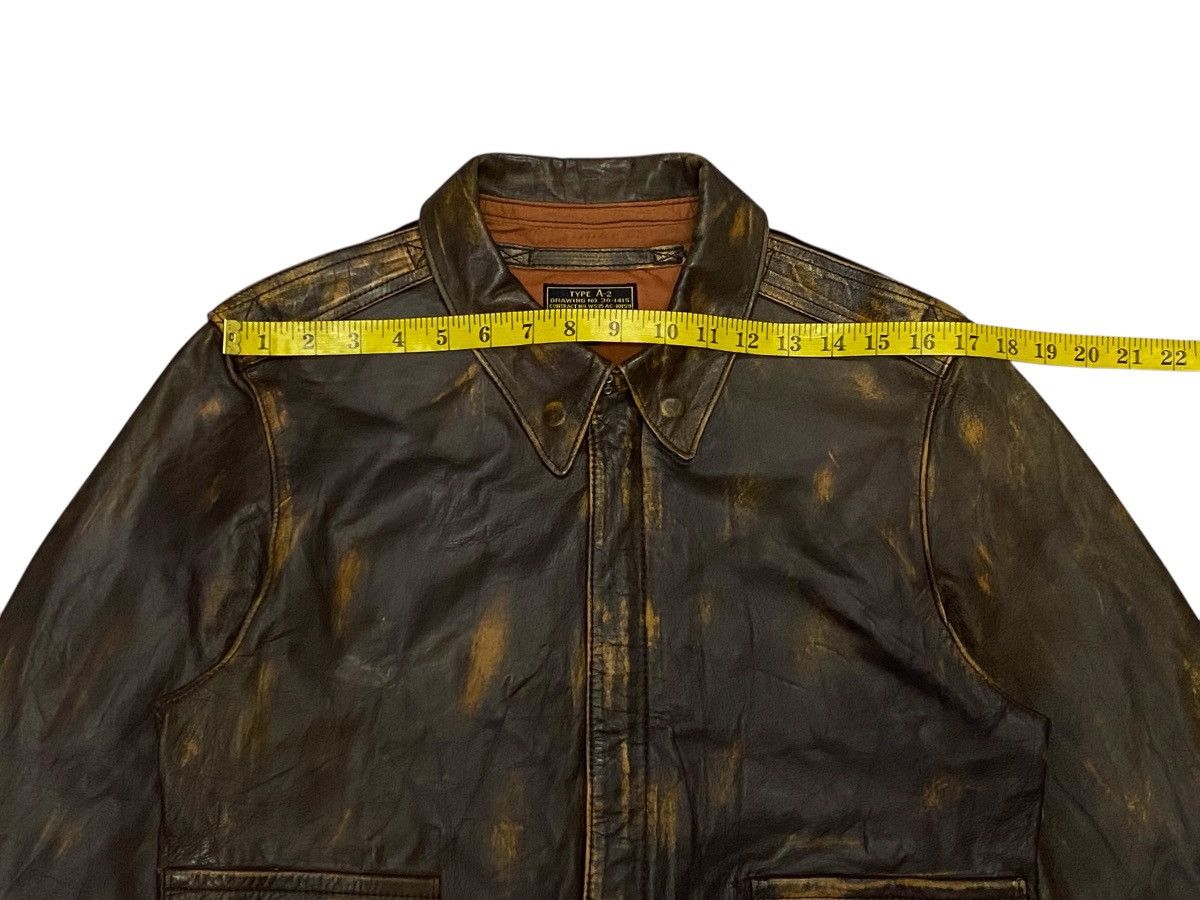 Avirex Avirex Type A-2 Leather Bomber Jacket Size US M / EU 48-50 / 2 - 19 Thumbnail