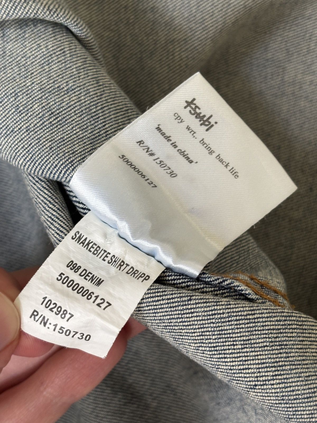 Ksubi Ksubi Snakebite Dripp Denim Shirt Size US M / EU 48-50 / 2 - 6 Thumbnail