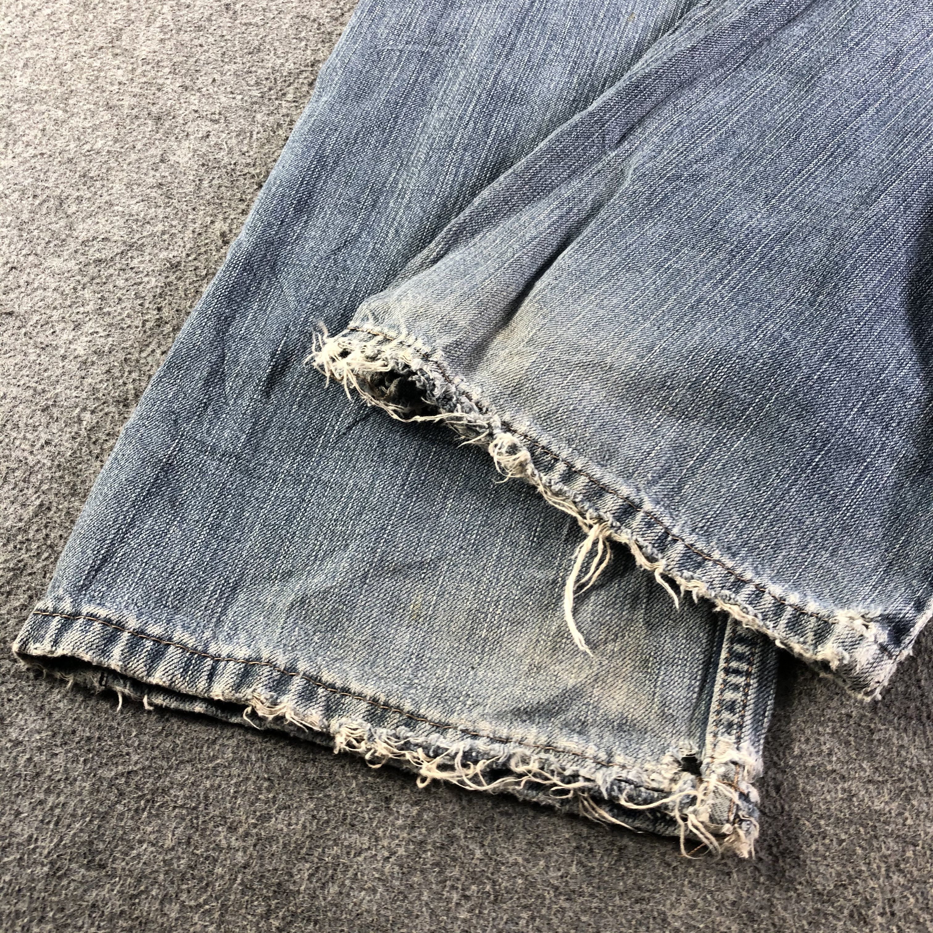 Levi's Vintage Blue Wash Levis 569 Jeans-J4174 Size US 37 - 6 Thumbnail