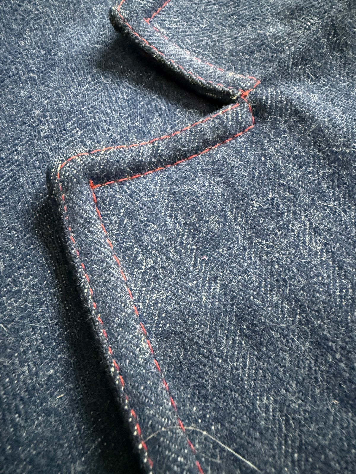 Vintage Vintage 70s Hudson's Darwood Textured Herringbone Blazer Size US L / EU 52-54 / 3 - 4 Thumbnail