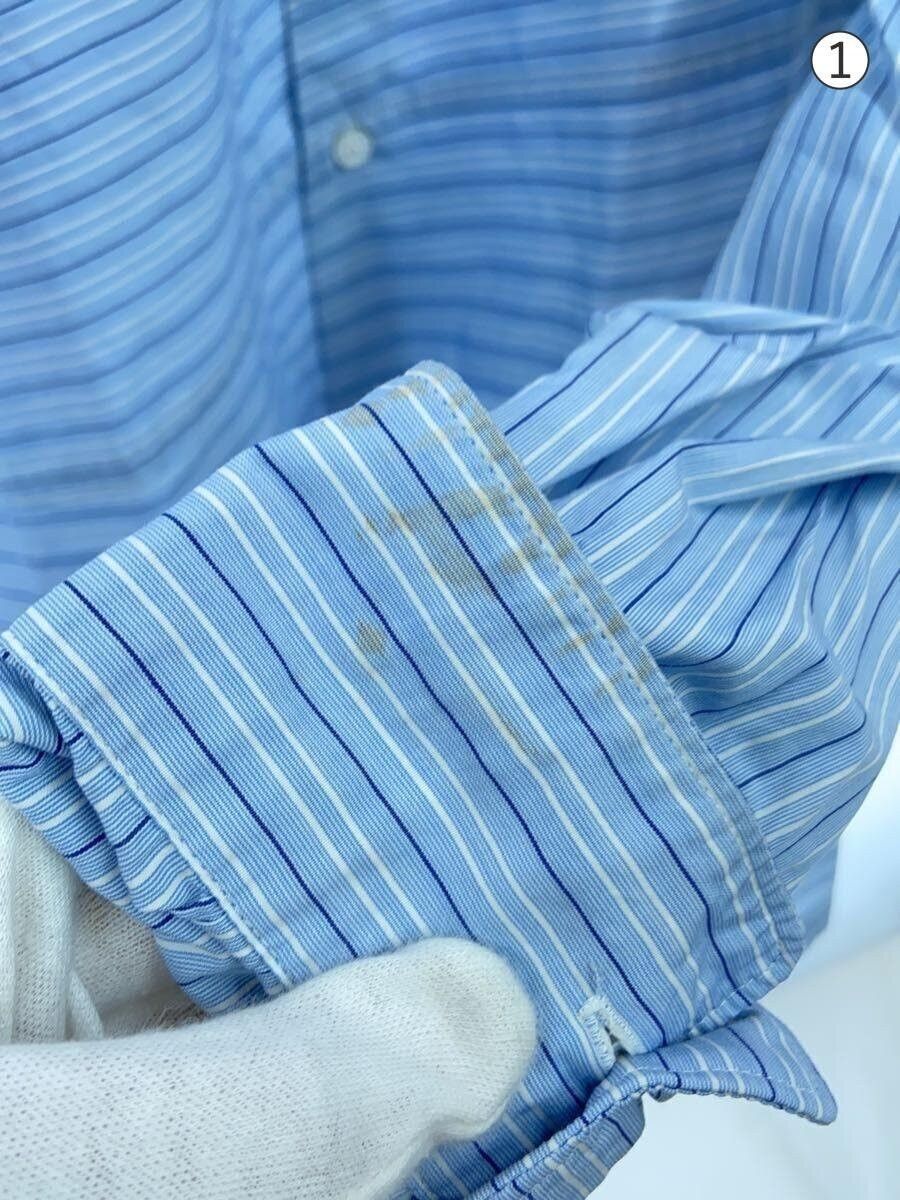 Comme des Garcons Homme Deux Reconstructed Spiral Striped Button Shirt Size US M / EU 48-50 / 2 - 4 Thumbnail
