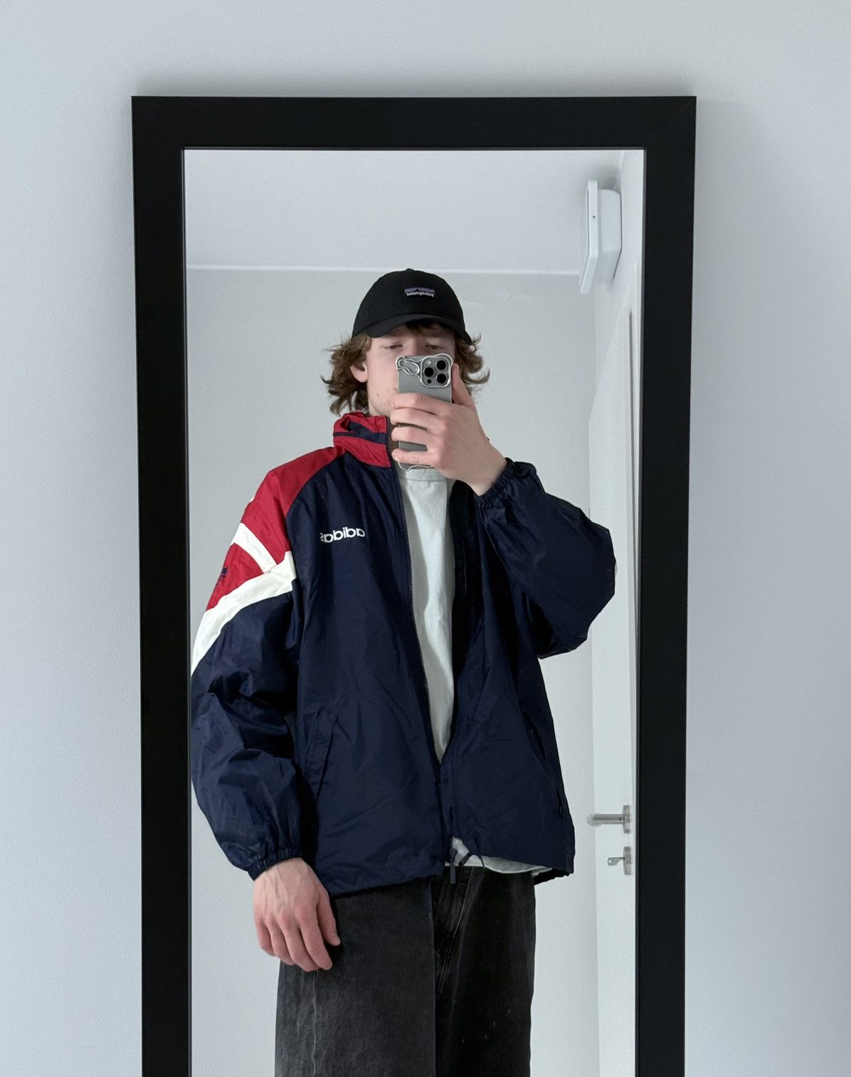 Adidas Vintage Adidas 90s Y2K streetwear nylon windbreaker jacket Size US XL / EU 56 / 4 - 3 Thumbnail