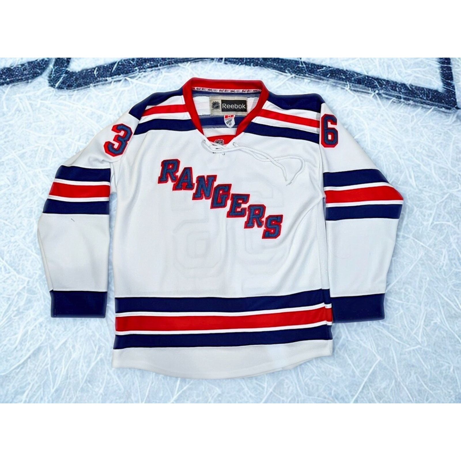 Ccm New York Rangers Mats Zuccarello Reebok CCM NHL Jersey Sz 52 Size US XL / EU 56 / 4 - 2 Thumbnail