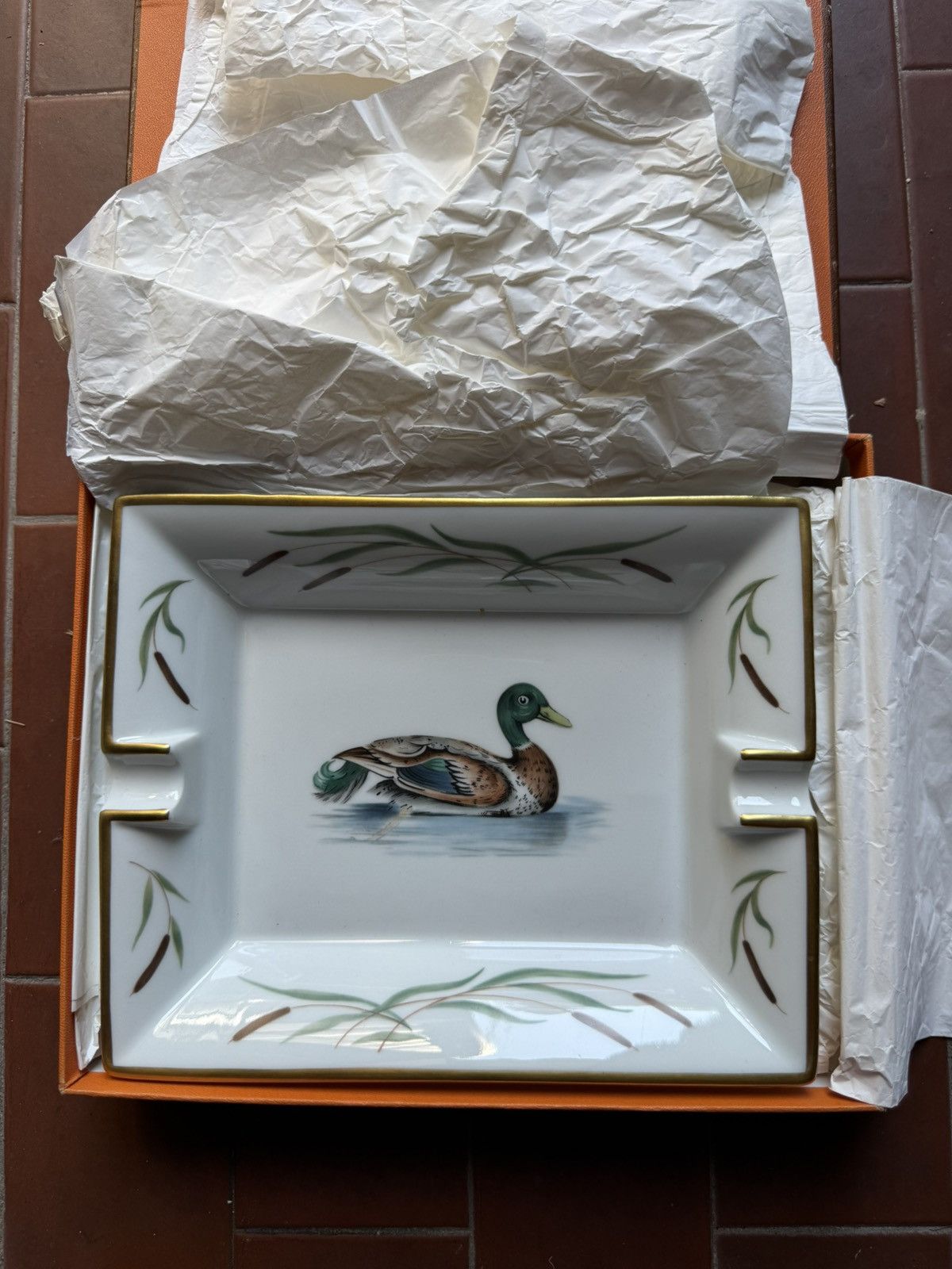 Hermes Hermes Paris Porcelain Cigar Ashtray Size ONE SIZE - 1 Thumbnail