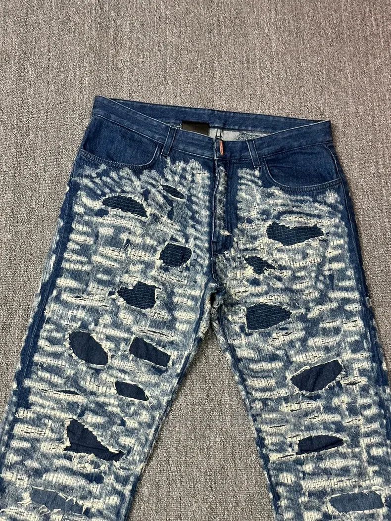 Givenchy Givenchy SizeXL Ripped Slim Fit Denim Jeans for Men - Mid B Size US 29 - 2 Thumbnail