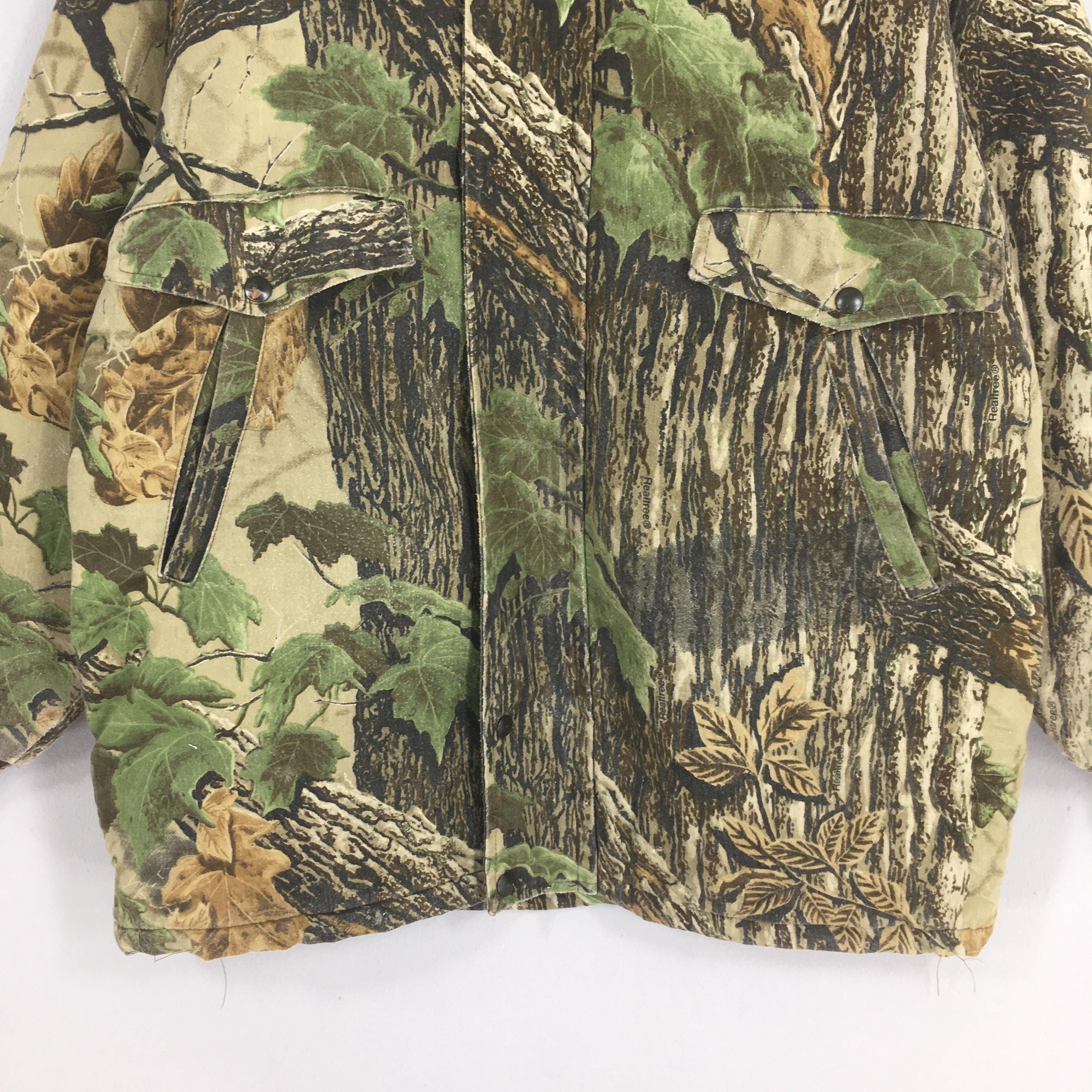 Realtree Vintage 90s Classic Real Tree Camo Zipper Jacket Large Size US L / EU 52-54 / 3 - 3 Thumbnail