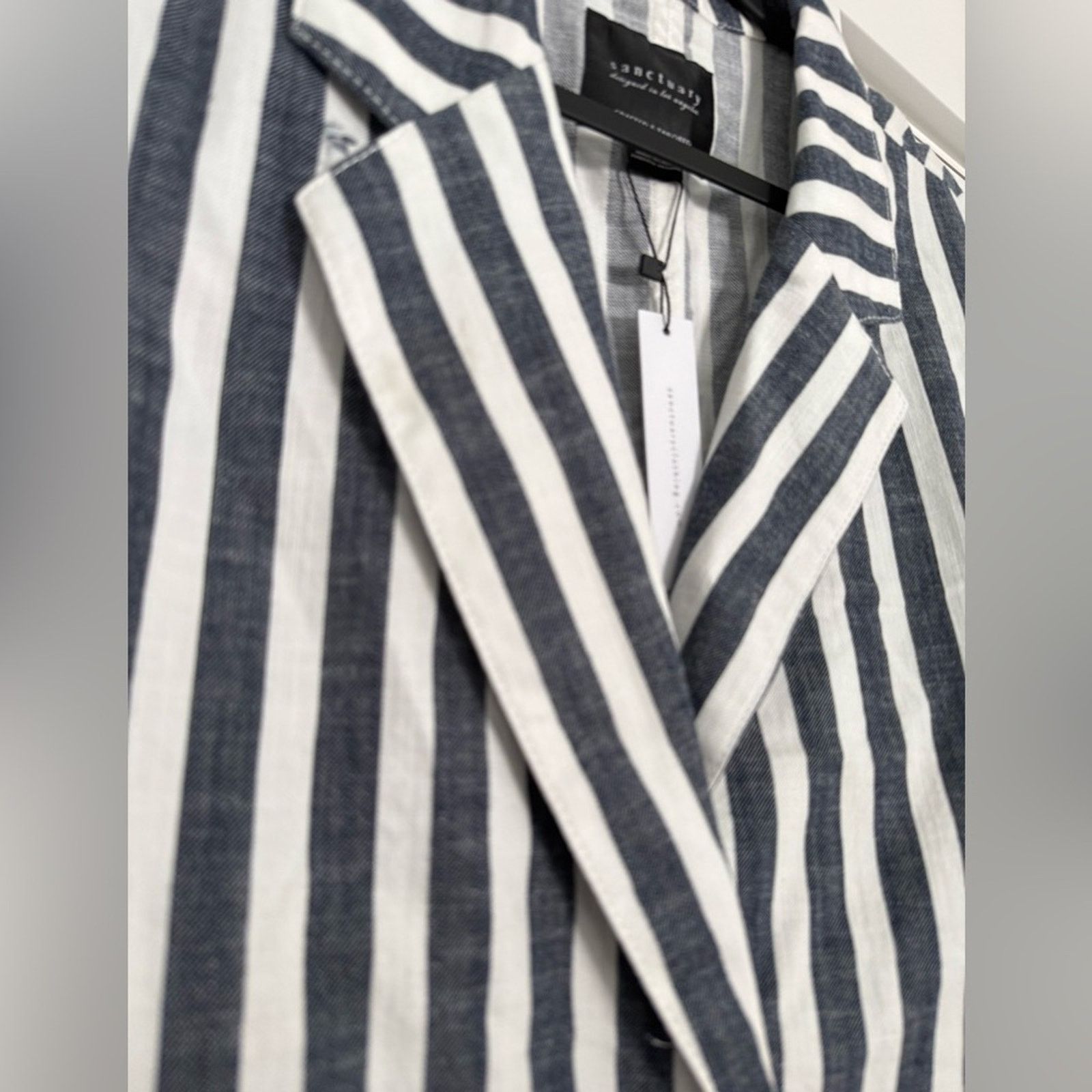Sanctuary New Sanctuary Notched Collar Striped Blazer - S - $139 Size S / US 4 / IT 40 - 3 Thumbnail