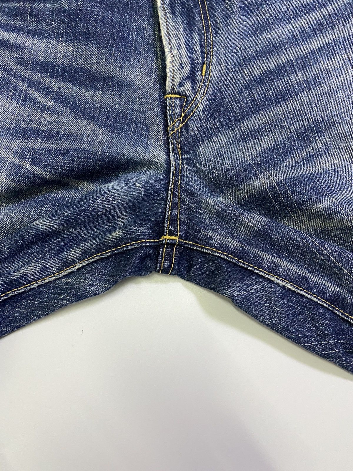 Edwin Vintage Edwin 505XX Orange Tag Selvedge Distressed Size US 32 / EU 48 - 7 Thumbnail