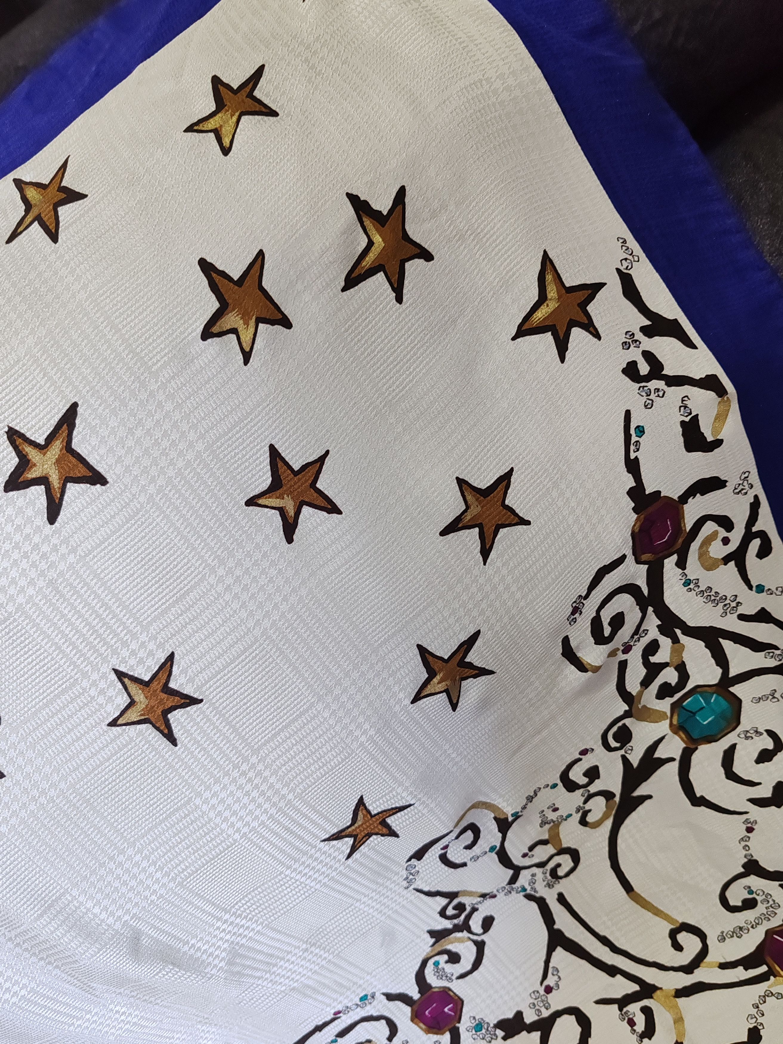 Pierre Balmain Vintage Silk Scarf Pierre Balmain Rare Women Back design Size ONE SIZE - 5 Thumbnail