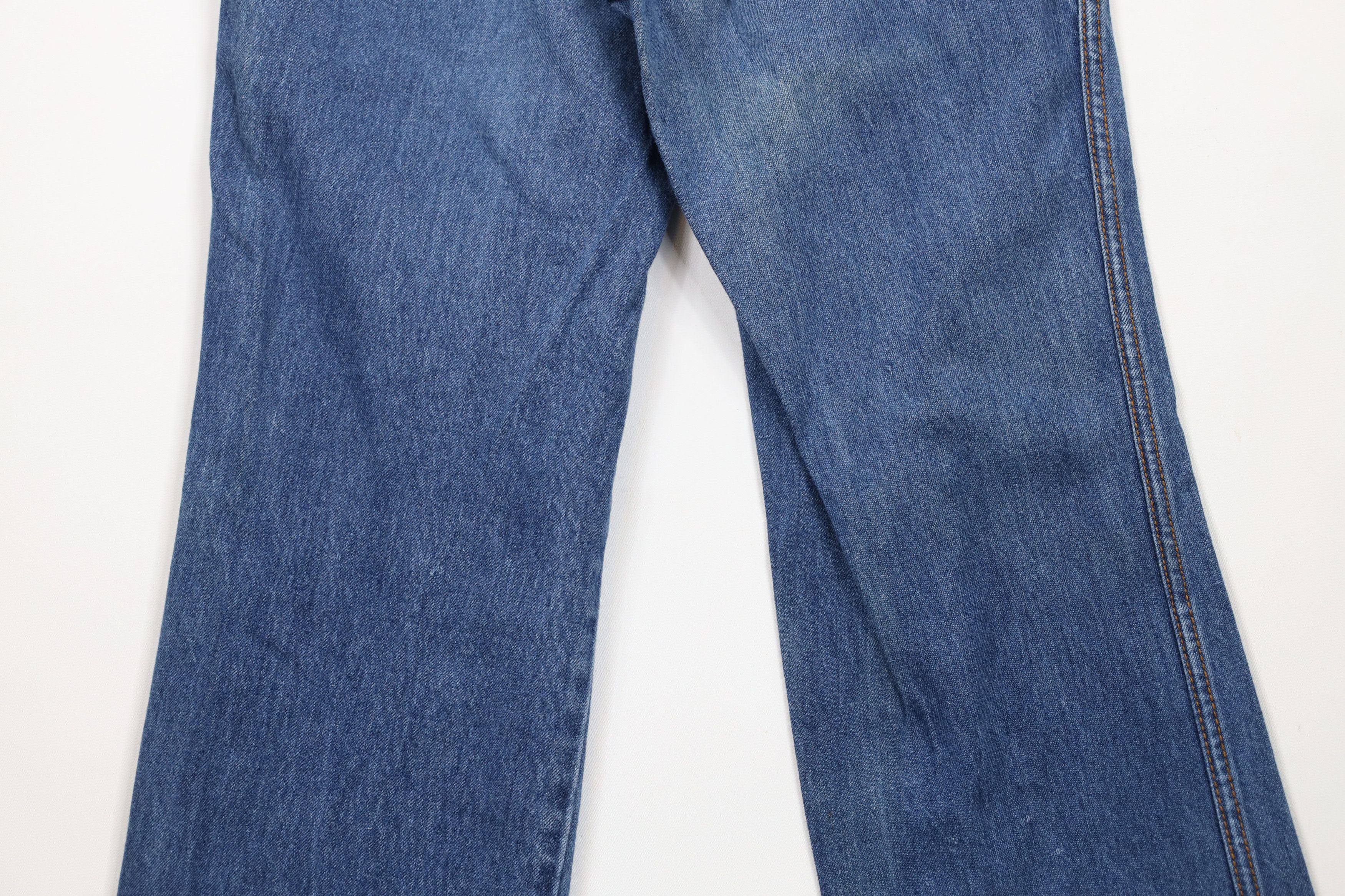 Vintage Vintage 80s 90s Streetwear Flared Wide Leg Denim Jeans Size 30" / US 8 / IT 44 - 13 Thumbnail