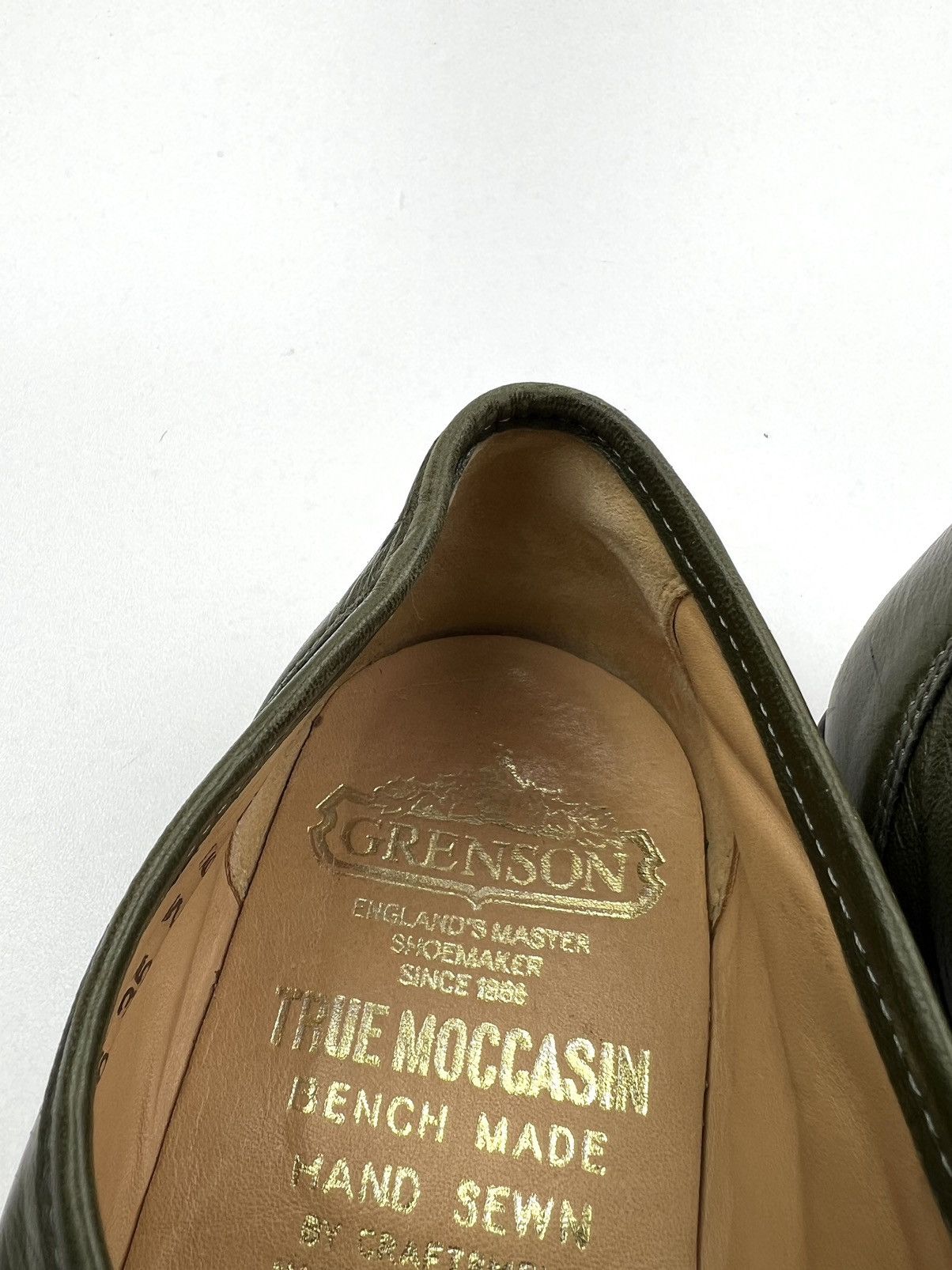 Grenson GRENSON Loafers Leather Shoes Made in England Green Men’s Size US 7 / EU 40 - 18 Thumbnail