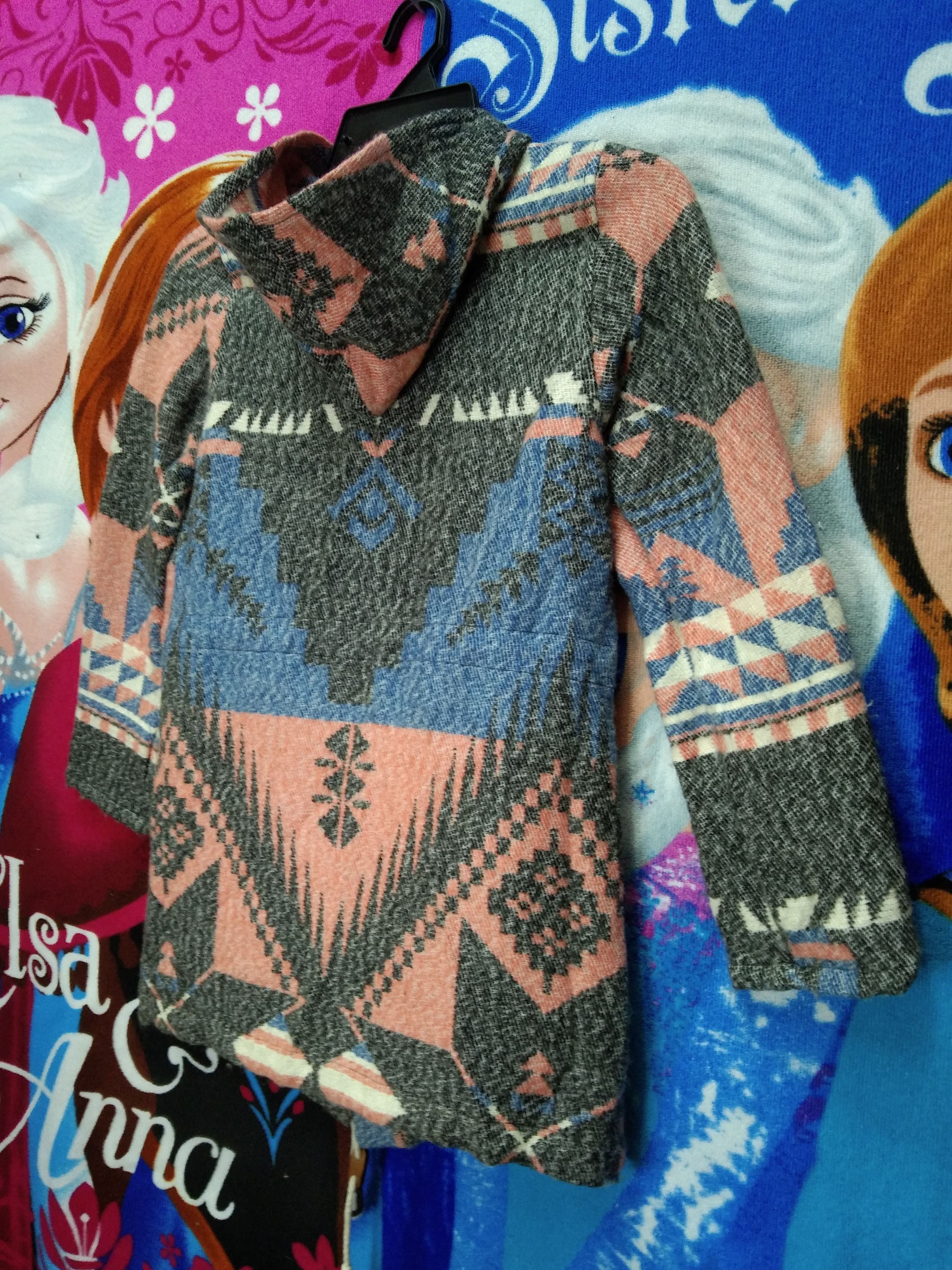 Japanese Brand DENIM & DUNGAREE NAVAJO JACKET HOODIE Size XXS / US 00 / IT 34 - 7 Thumbnail