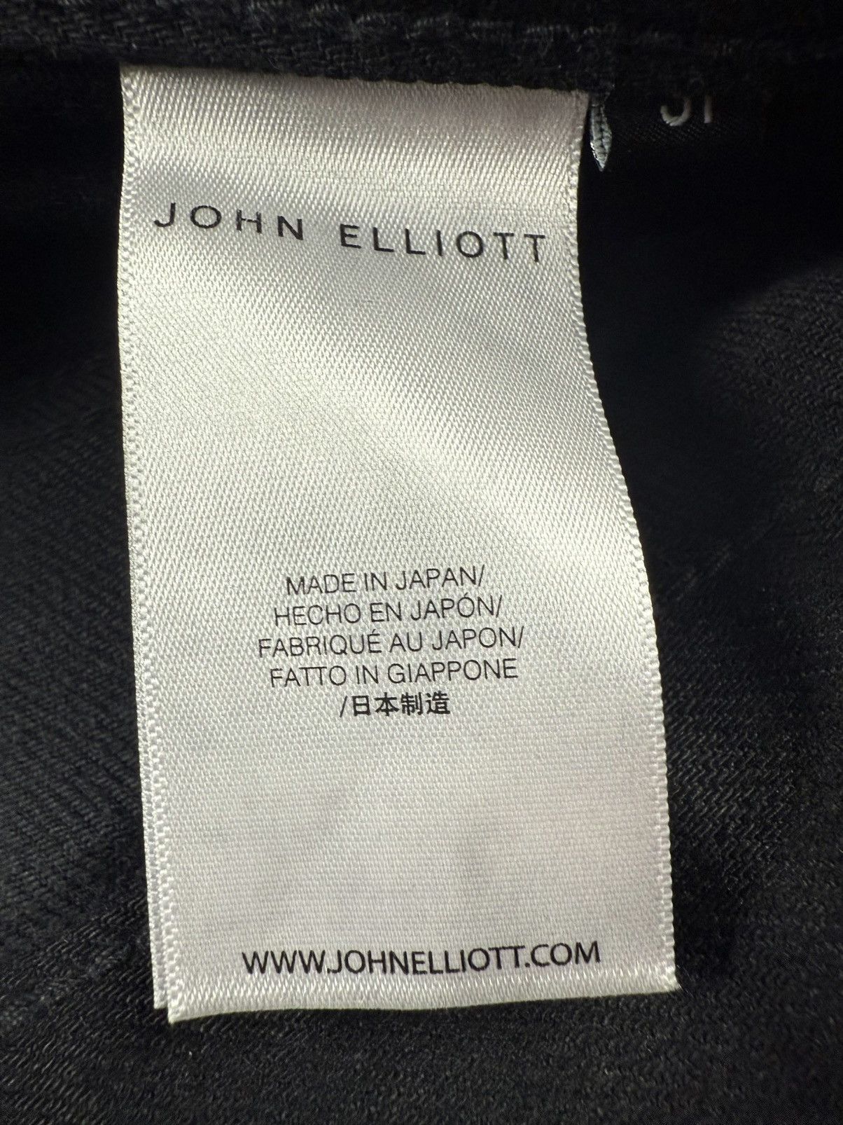 John Elliott John Elliott Black Jeans Size US 31 - 6 Thumbnail