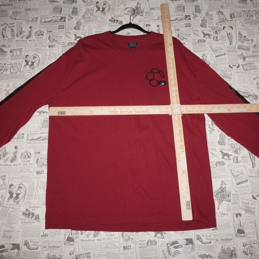 G.H. Bass & Co. XL - Vintage Y2K G.H.bass & co. fishing 2000s red LS t-shirt Size US XL / EU 56 / 4 - 4 Thumbnail