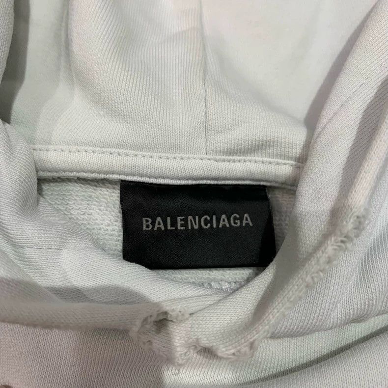 Balenciaga Balenciaga Beige and green grain hoodie sweatshirt Size US M / EU 48-50 / 2 - 6 Thumbnail