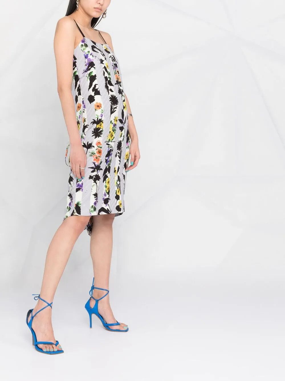 Off-White o1y1125 Mini Dress in Multicolor Size S / US 4 / IT 40 - 3 Thumbnail