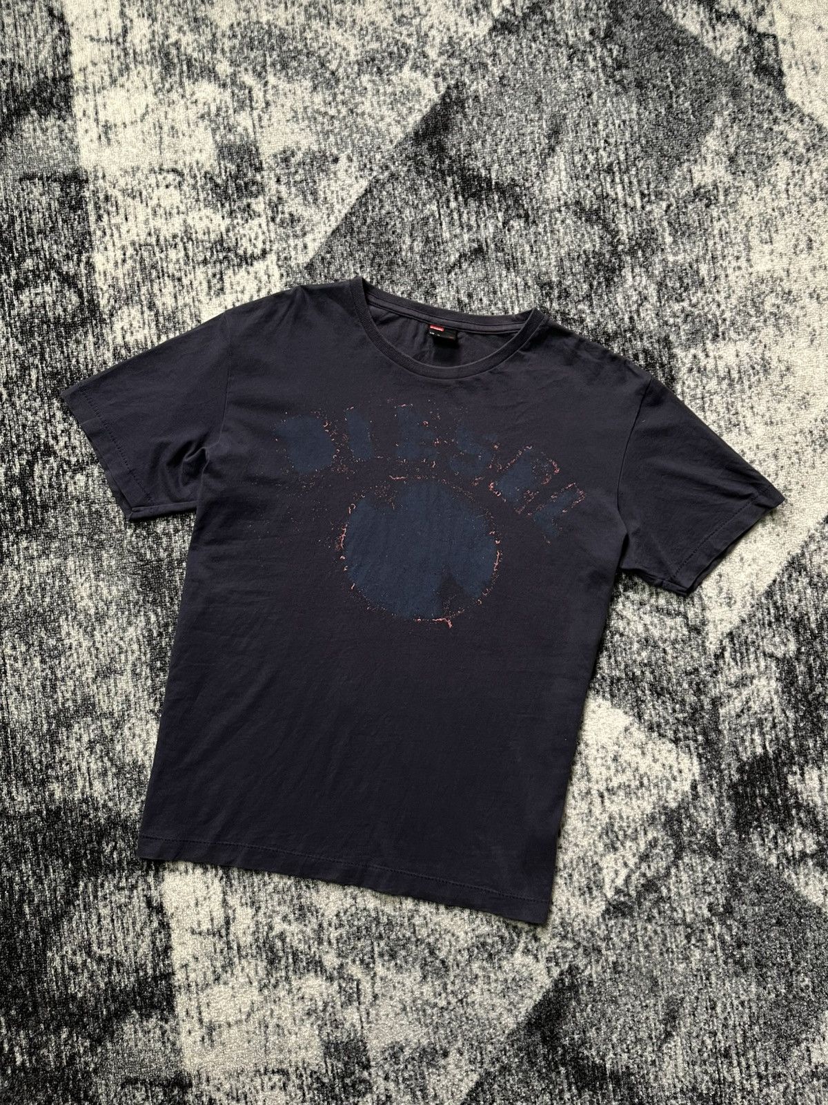 Diesel × Vintage Vintage Diesel T-Shirt Big Logo Y2K Style Size L / US 10 / IT 46 - 1 Thumbnail