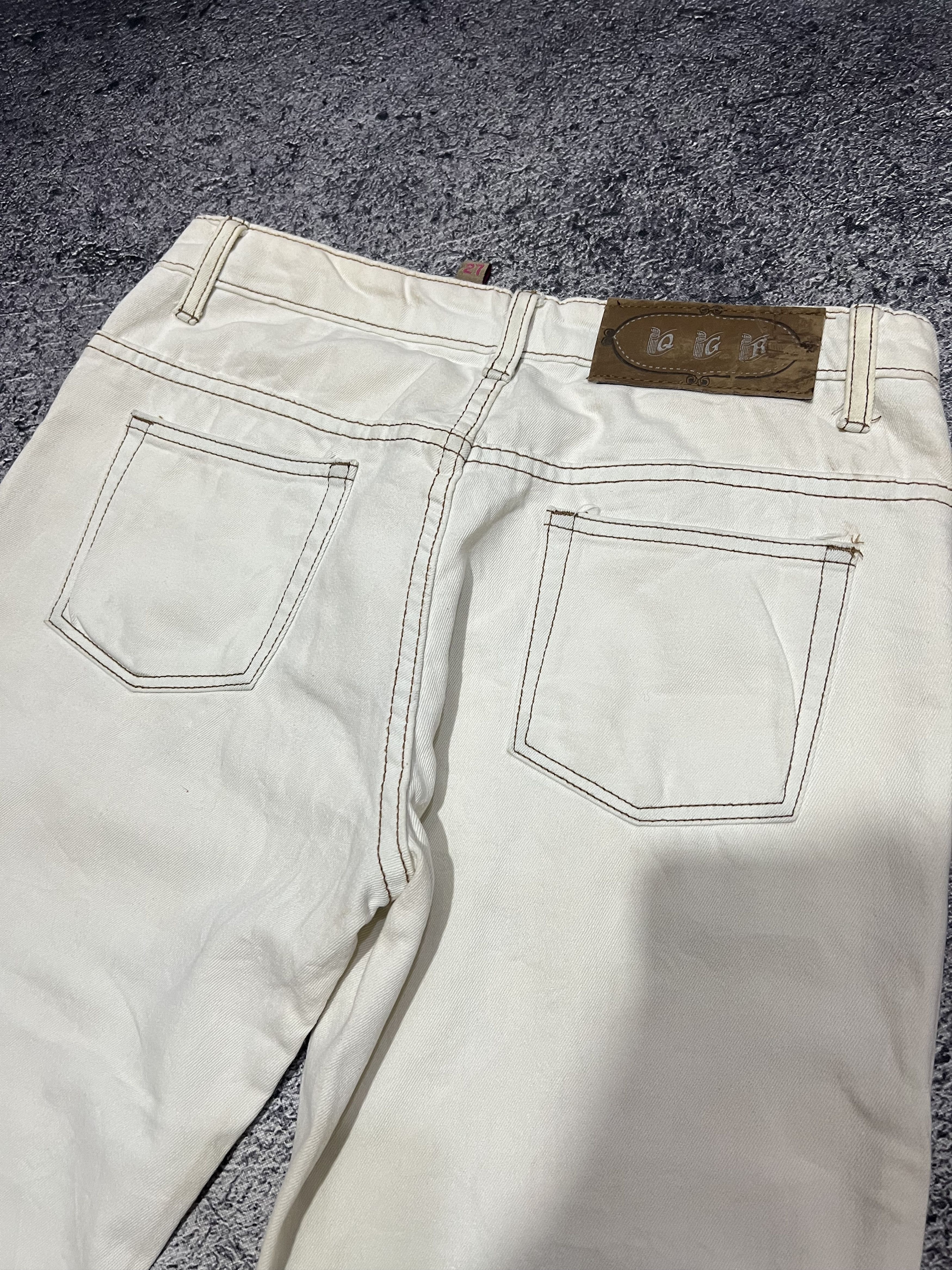 Japanese Brand 2000s Hysteric Ifsixwasnine Printed Swarovski Flare y2k Lgb Size US 28 / EU 44 - 7 Thumbnail