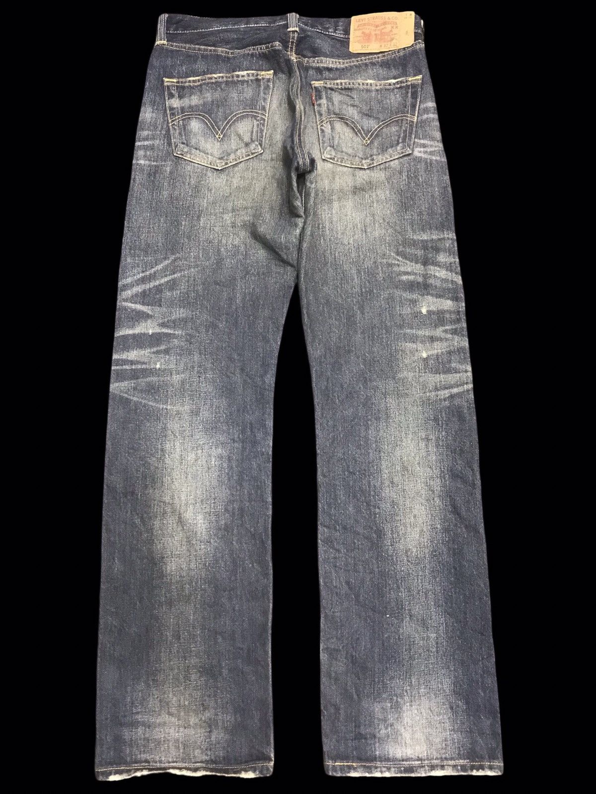 Levi's 💥DISTRESSED DENIM💥Levis 501 Original Distressed Denim F422 Size US 32 / EU 48 - 2 Thumbnail