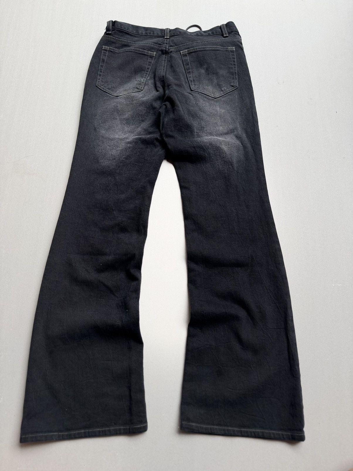 Japanese Brand Asm lace up flare jeans Size US 27 - 4 Thumbnail