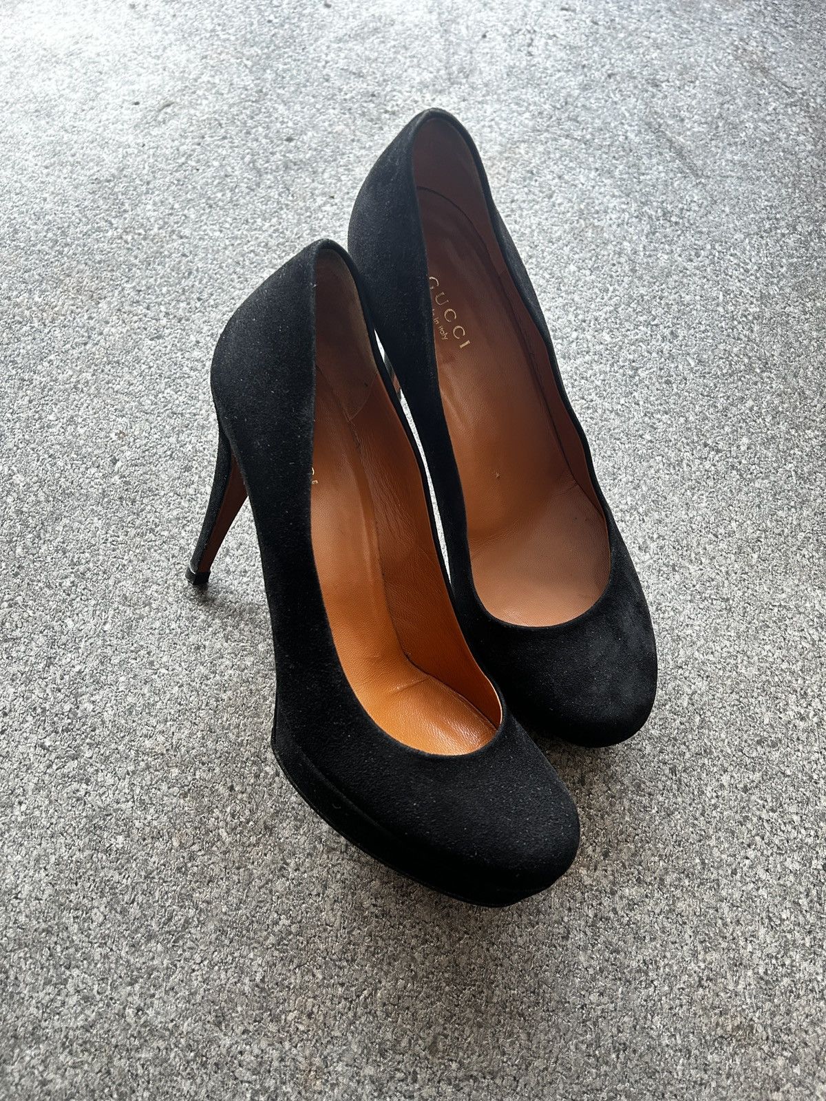 Gucci Gucci Leather Suede Heels Size US 6.5 / IT 36.5 - 6 Thumbnail