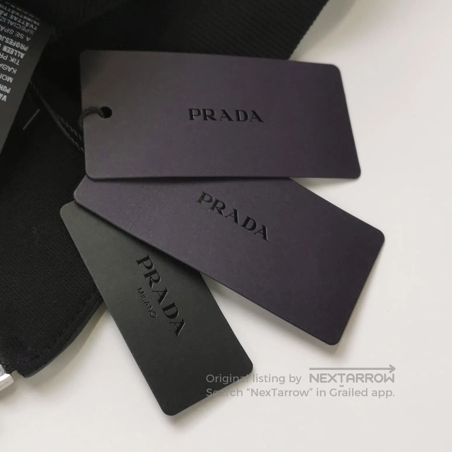 Prada Prada Hooded Jacket with Leather and Cotton Blend . Size US L / EU 52-54 / 3 - 4 Thumbnail