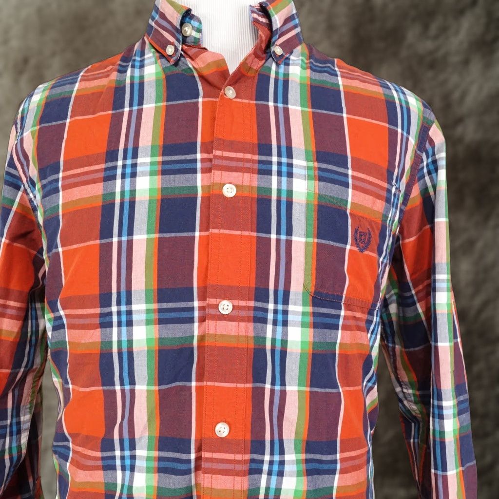 Chaps VINTAGE Chaps Men’s Long Sleeve Plaid Button-Up Shirt Regular Fit Cotton Fall Winter Womens Size US L / EU 52-54 / 3 - 1 Thumbnail
