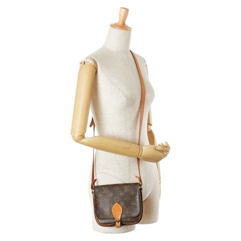 Louis Vuitton Louis Vuitton Monogram Mini Cartouchiere Crossbody Bag Size ONE SIZE - 12 Thumbnail