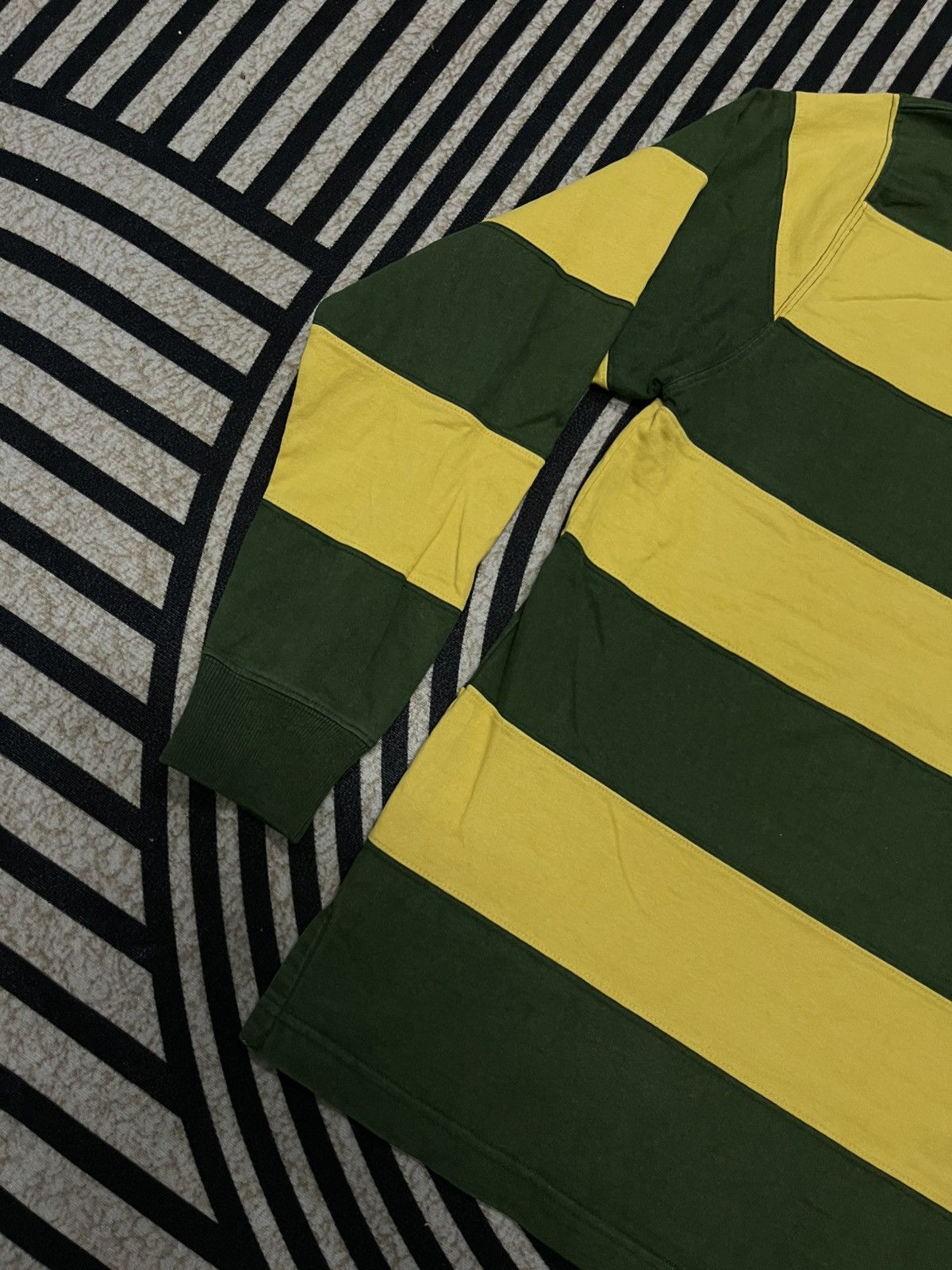 Polo Ralph Lauren 1990 POLO RALPH LAUREN STRIPES KANYE WEST STYLE POLO SHIRT Size US M / EU 48-50 / 2 - 17 Thumbnail