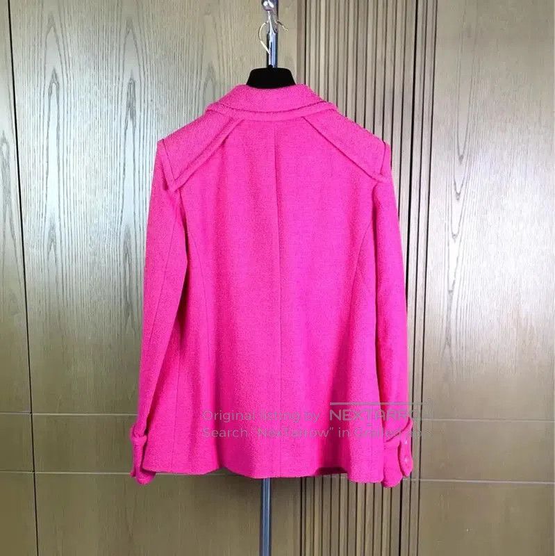 Chanel Chanel Pink Cotton Women's Jacket . Size M / US 6-8 / IT 42-44 - 1 Thumbnail