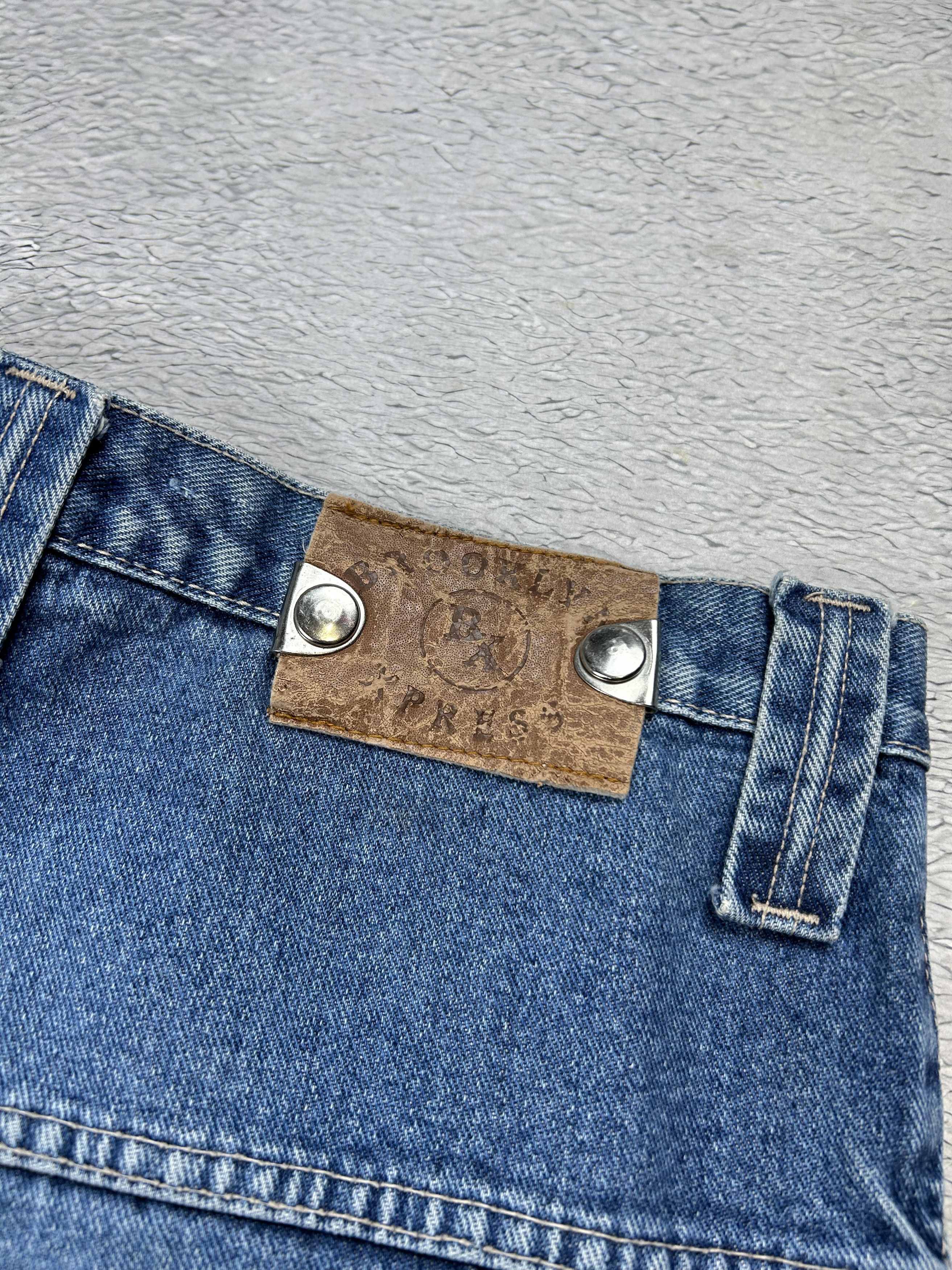 JNCO × Japanese Brand × Vintage Brooklyn Xpress Vintage carpenter jeans Baggy Work wear Rap Size US 36 / EU 52 - 10 Thumbnail