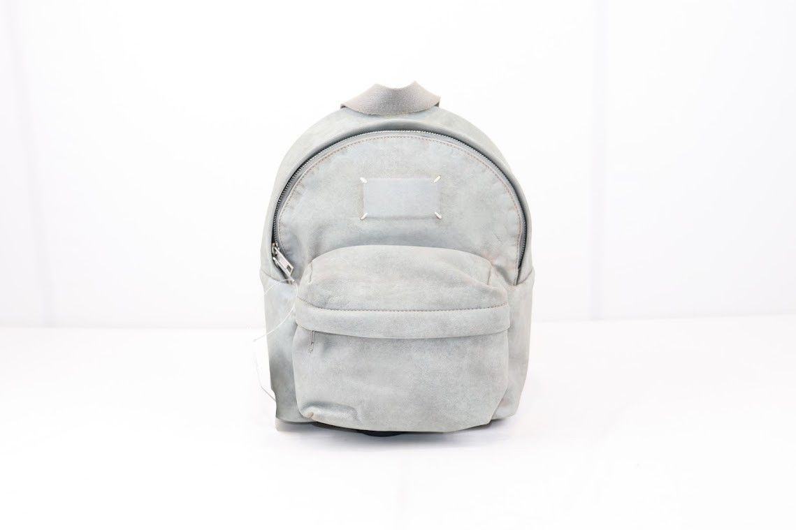 Maison Margiela o1rshd1 Logo Stitch Classic Backpack in Grey Size ONE SIZE - 4 Thumbnail